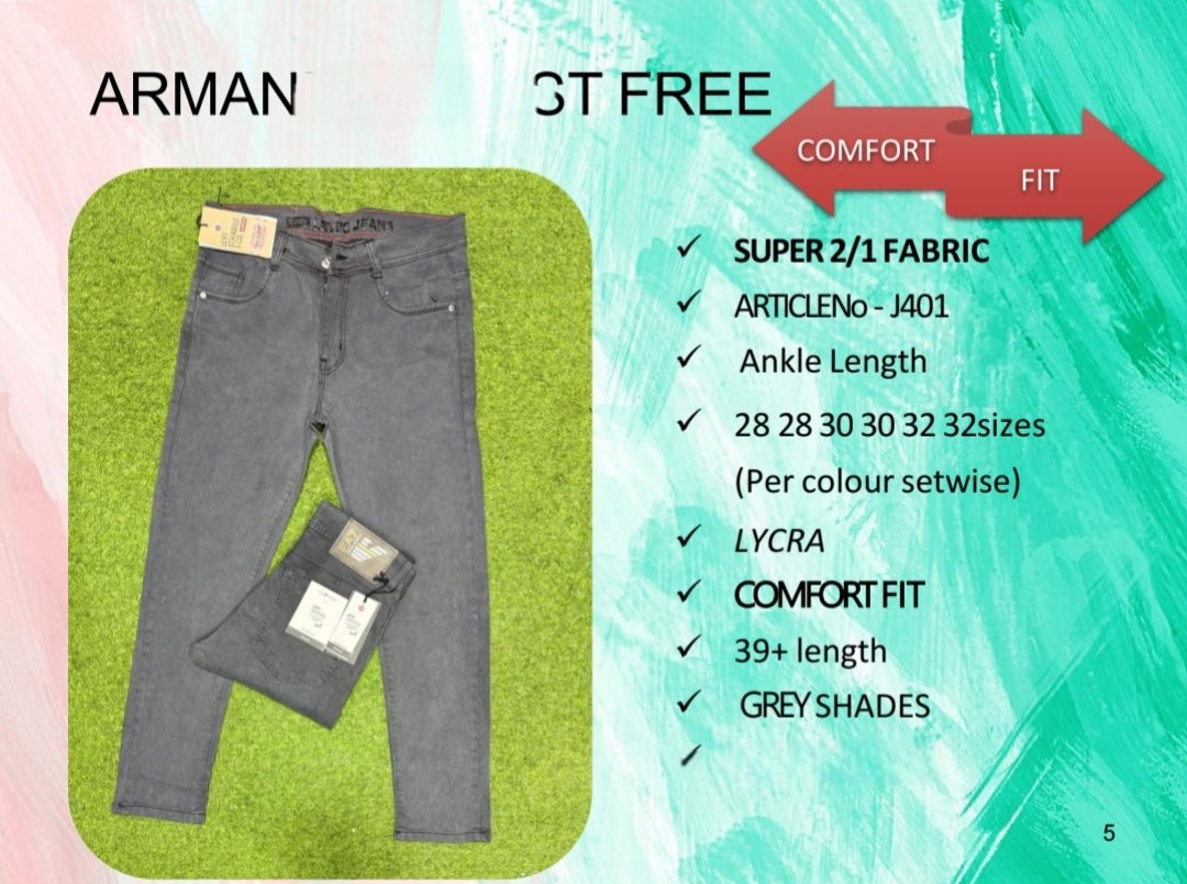 Men's Denim Jeans- Armani
