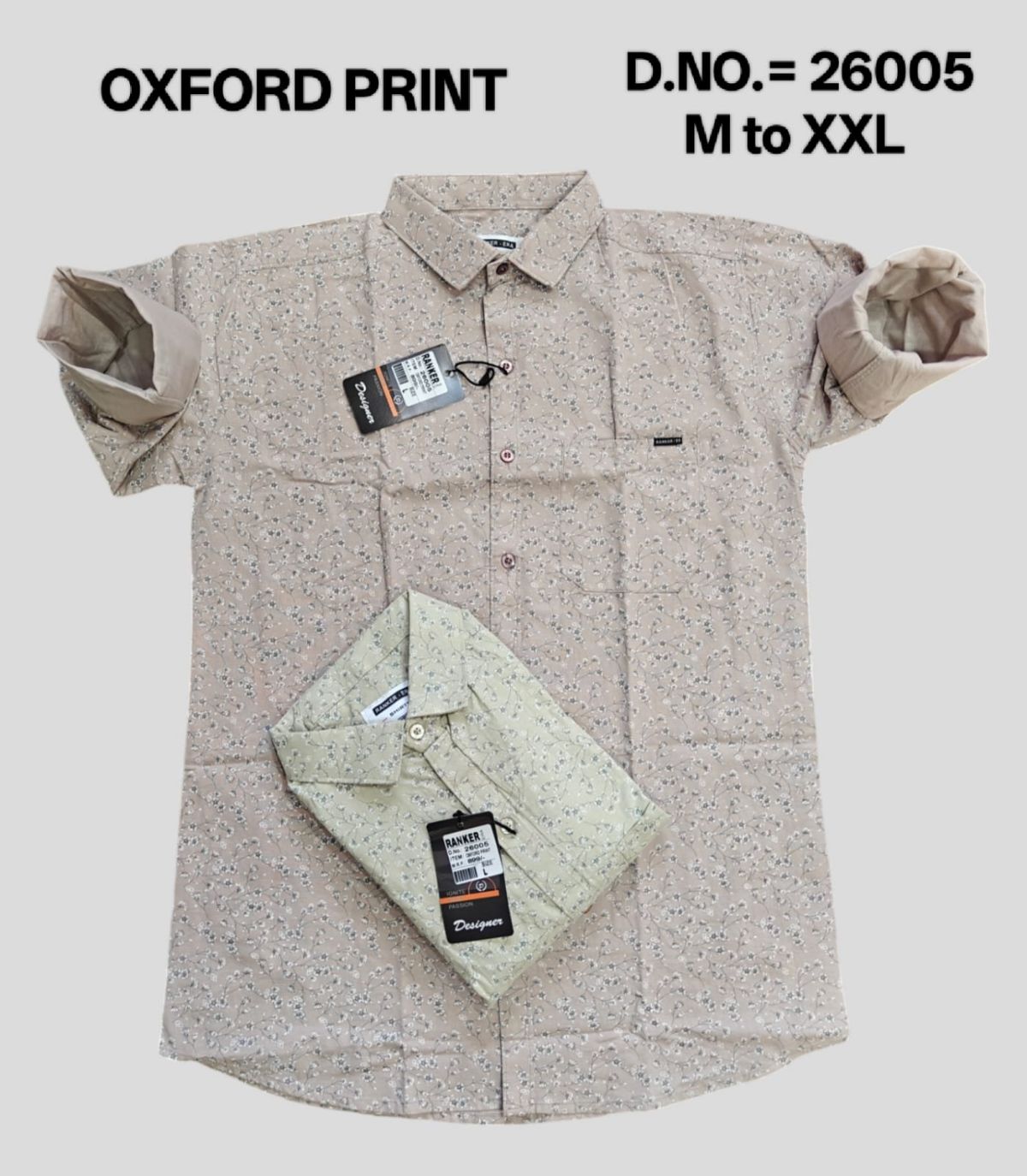 Ranker Men's Shirts- D No-26005