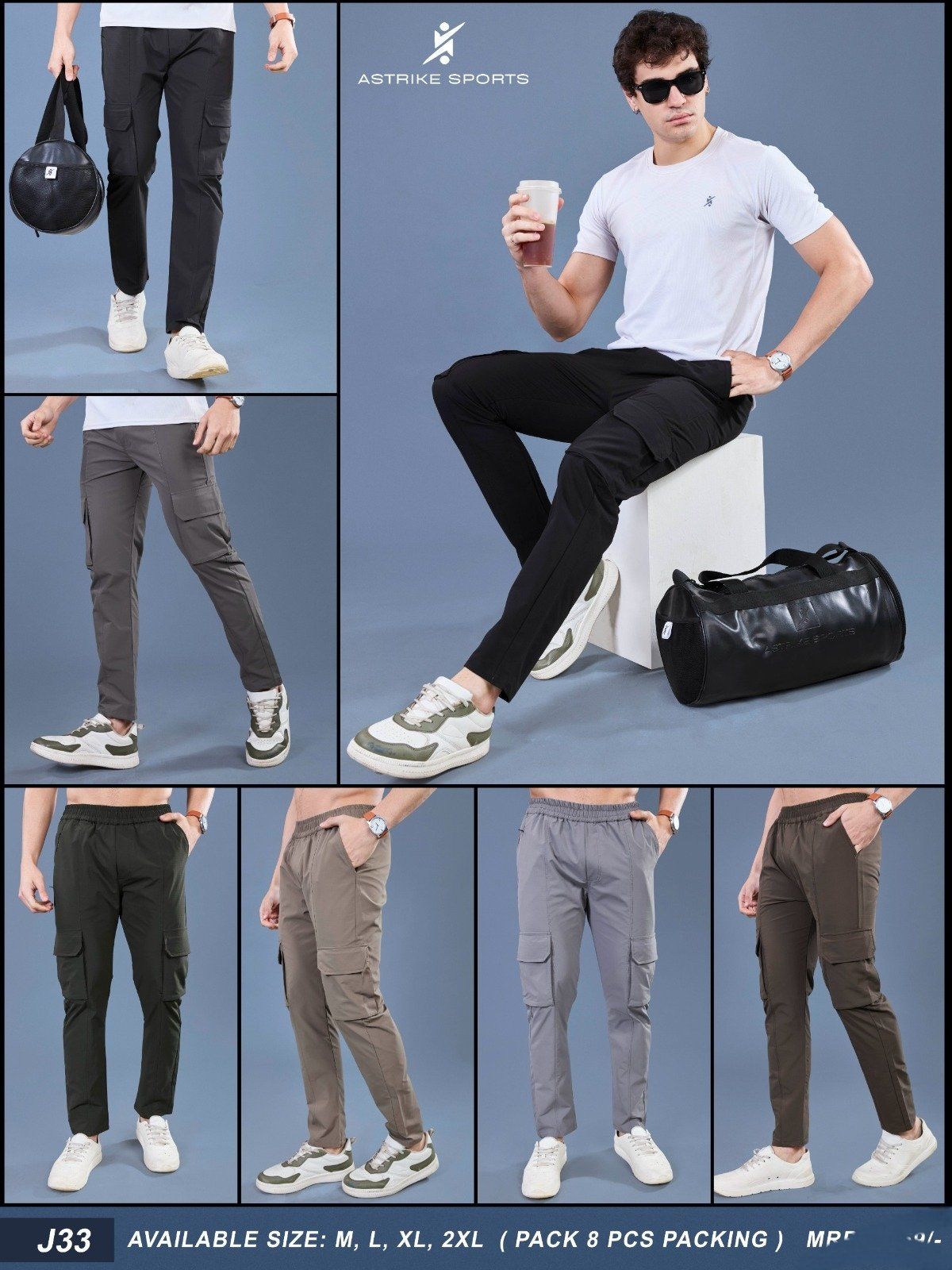 Men's Cargo Pants- J-33
