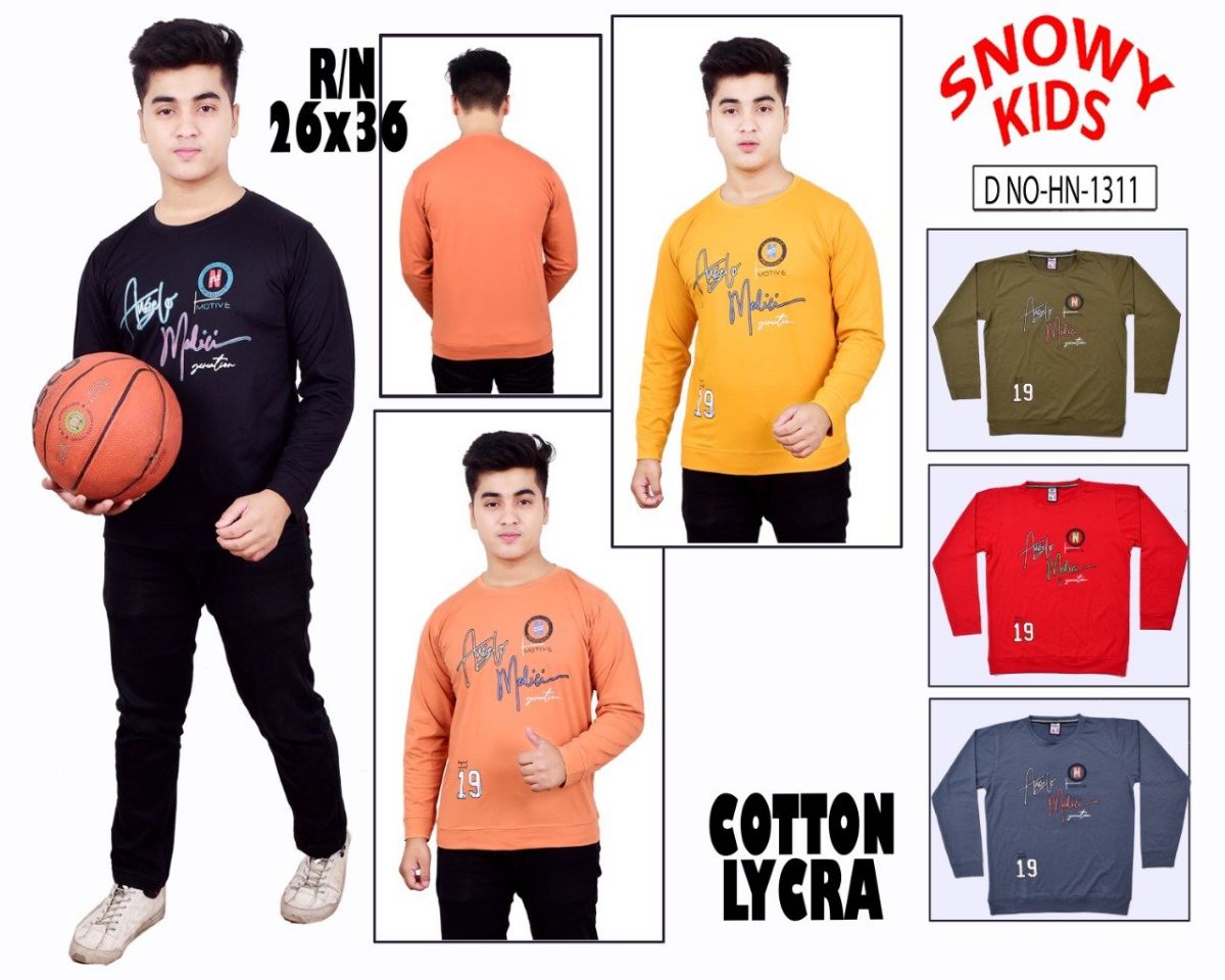 Kids Full Sleeve T-shirts - HN-1311