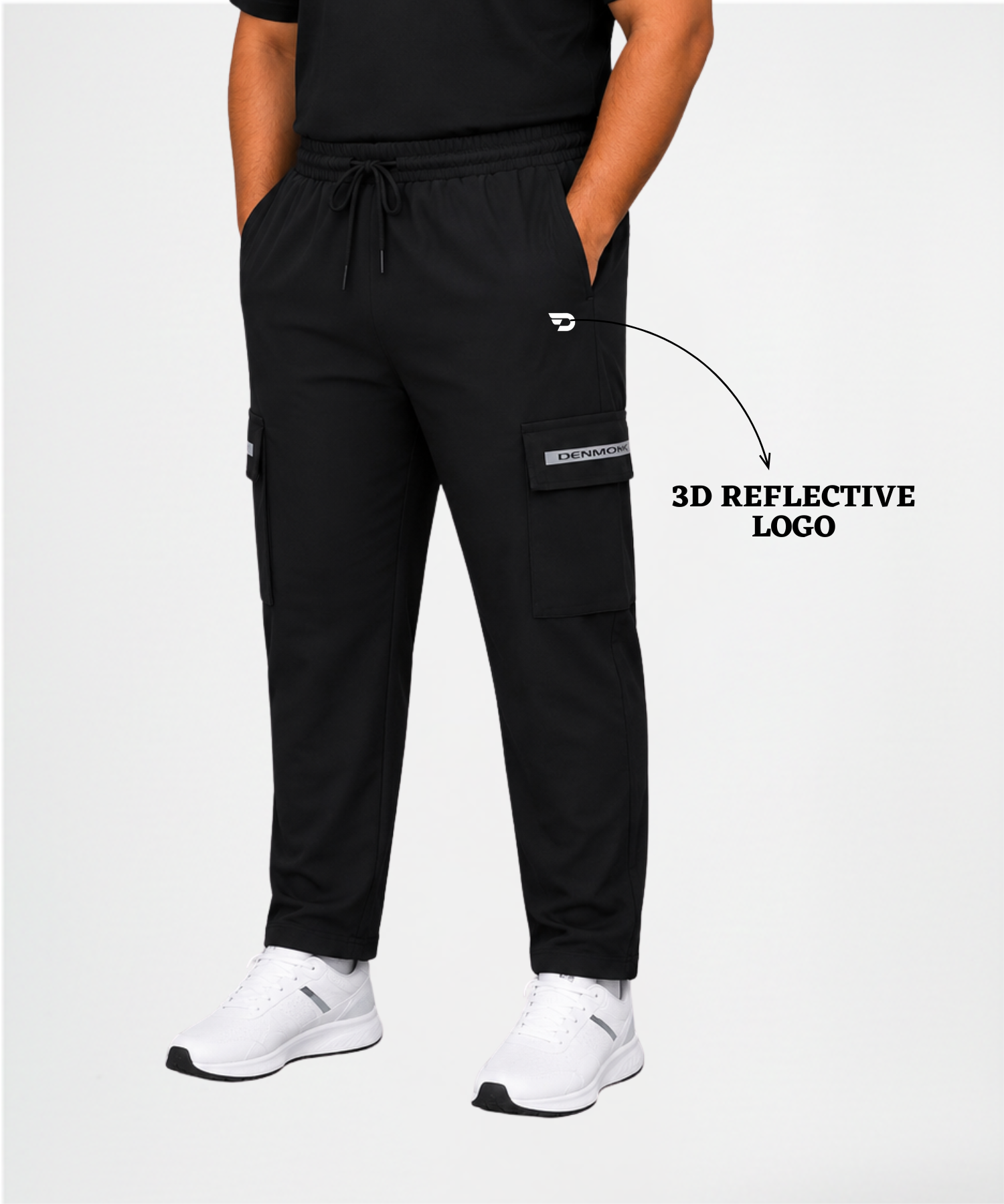 Imported Ns Parachute Lycra Plus Size Cargo (145 GSM, 20% Lycra)
