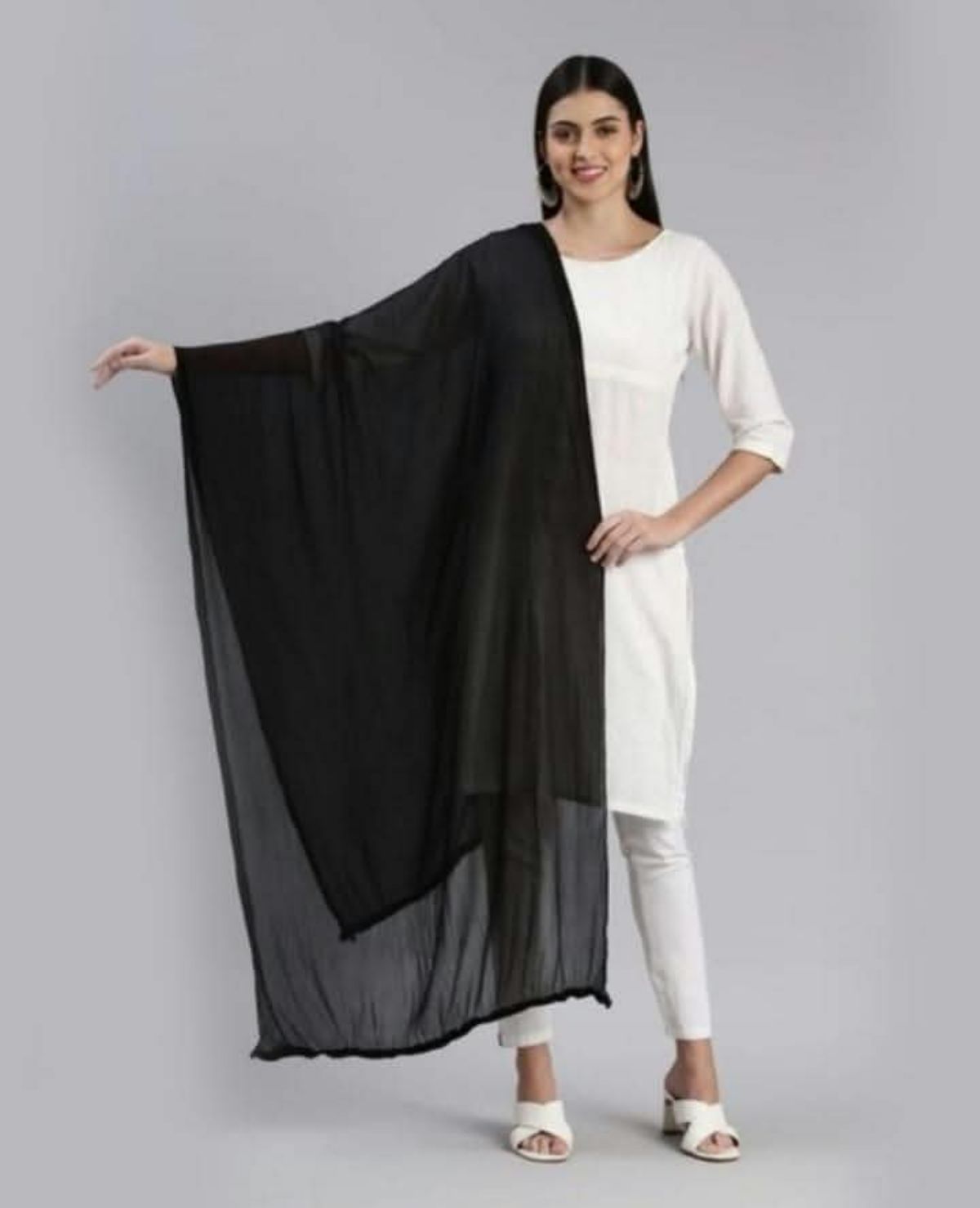 Women's Plain Dupatta