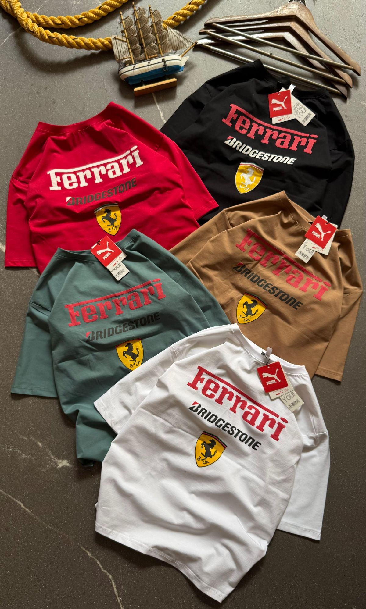 Cotton Lycra Drop Shoulder T-shirts Set
