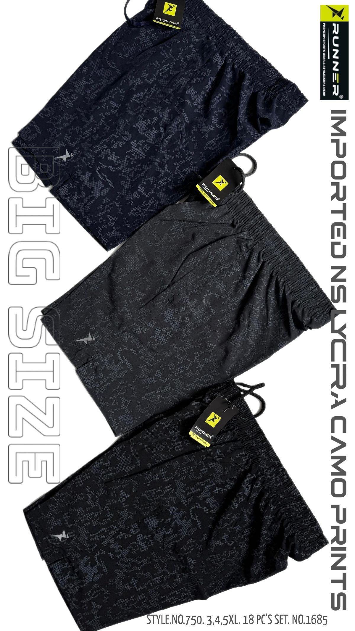 RUNNER Men's Sports Shorts -750