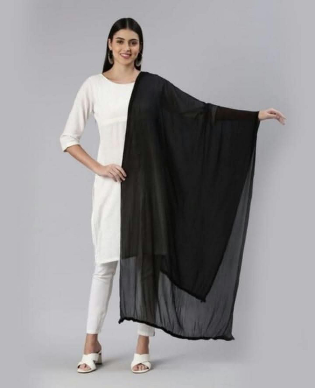 Women's Plain Dupatta