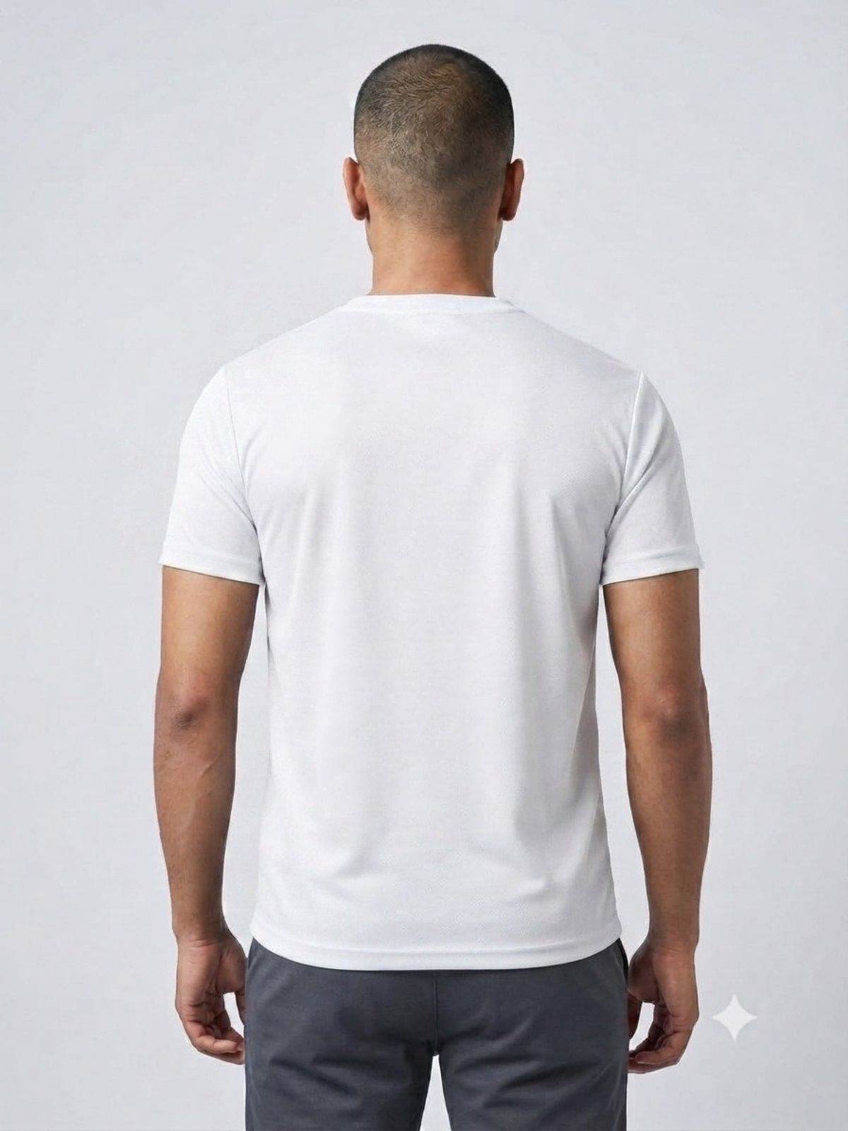 Men's Half Sleeve White T-shirts