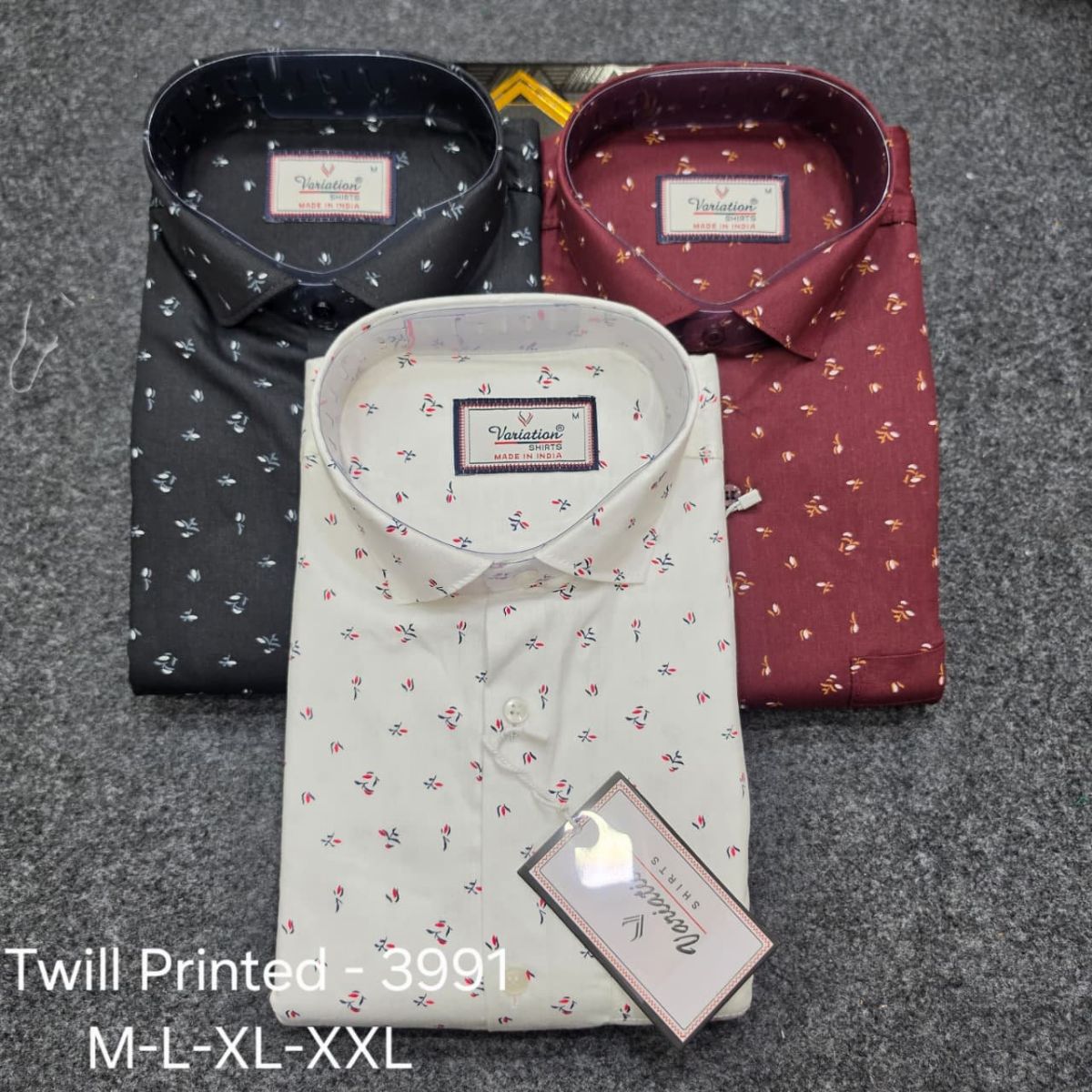 Variation Men's Shirts- 3991 (M-XL)