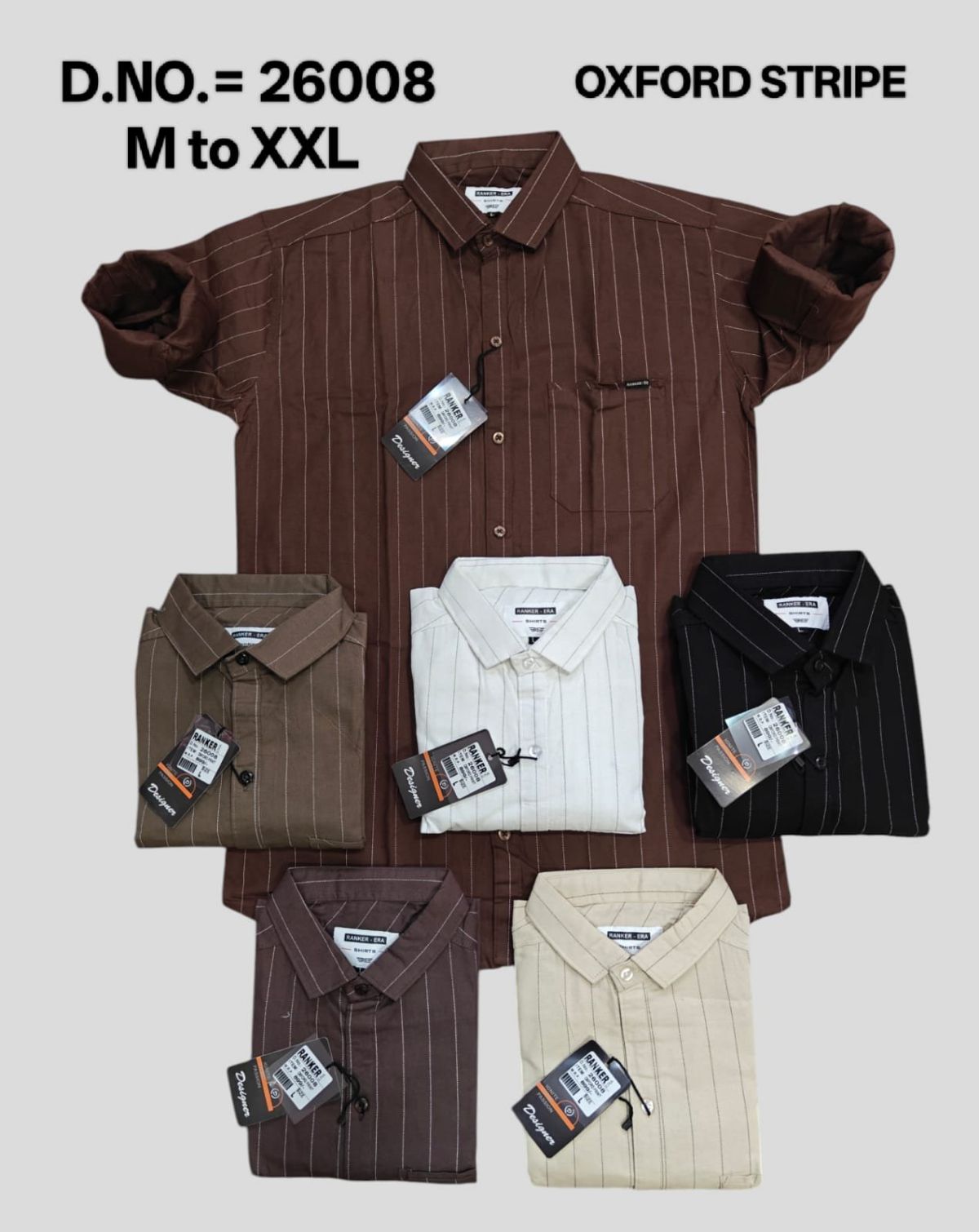 Ranker Men's Shirts- D No-26008