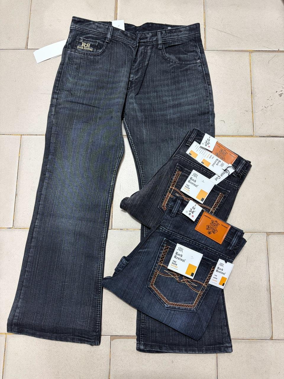 Men's OD slub Jeans Bootcut