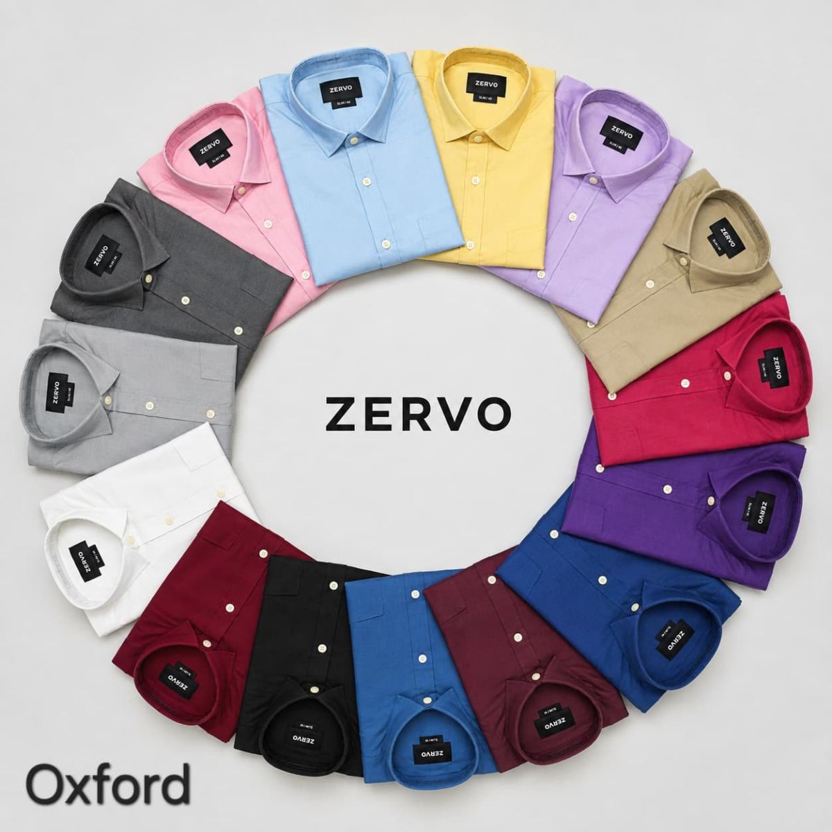 Zervo Men's French Cotton Shirts