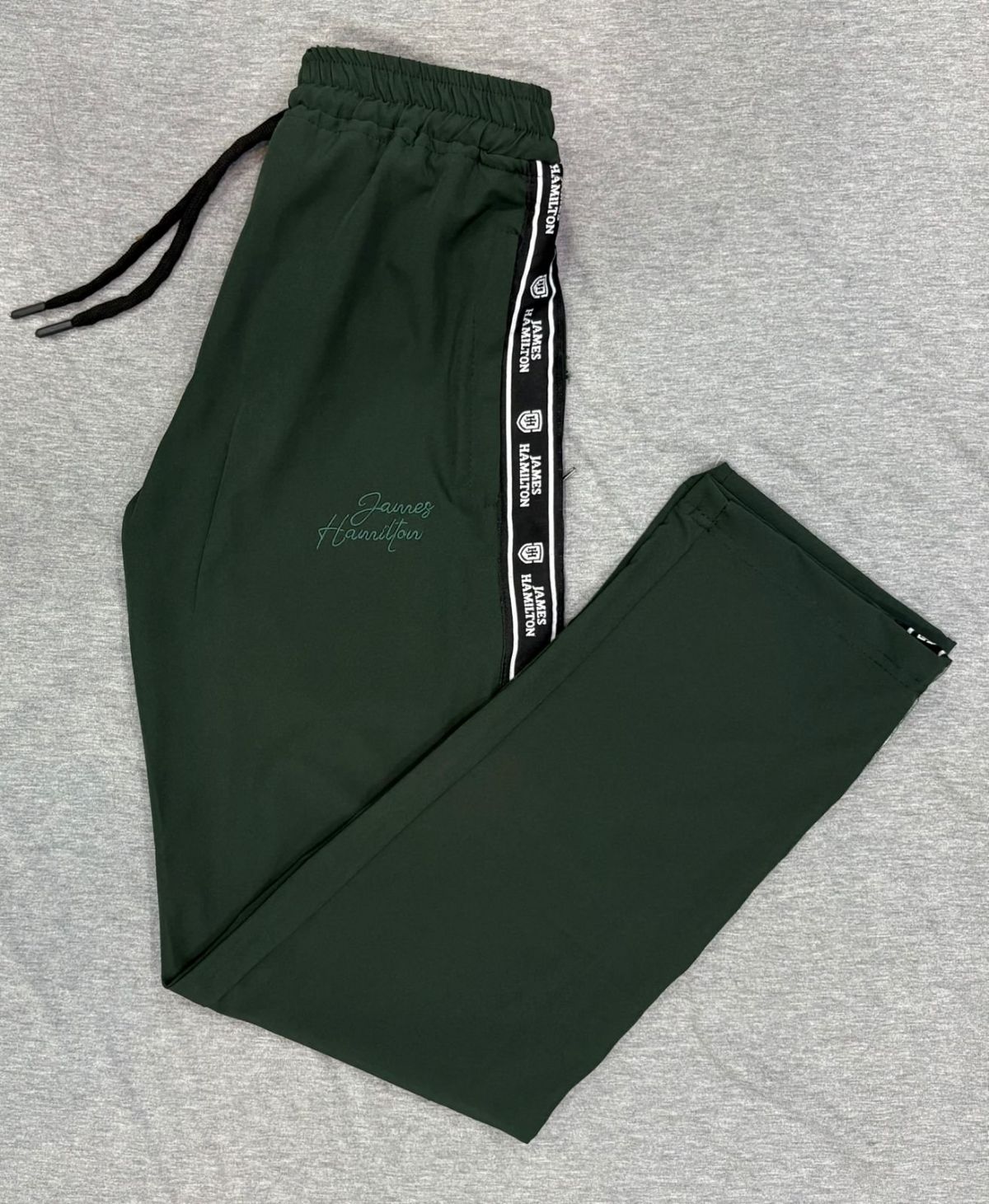 James Hamilton Men's NS Lycra Lower-Dark Green