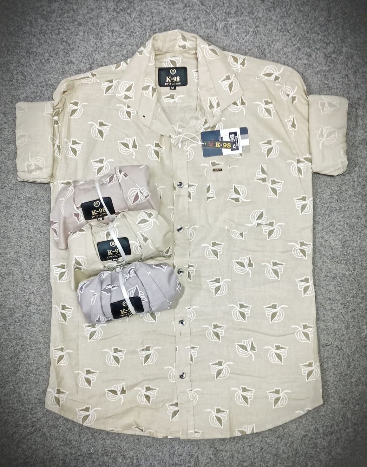 Linen Prints Shirts for Men's