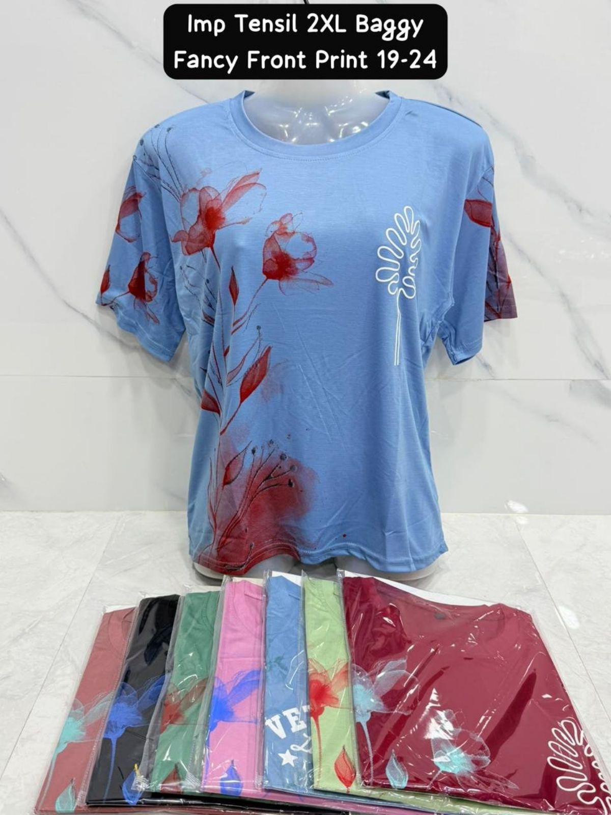 Women's IMP Tencil 2XL DTF Puff and Spray T-shirts