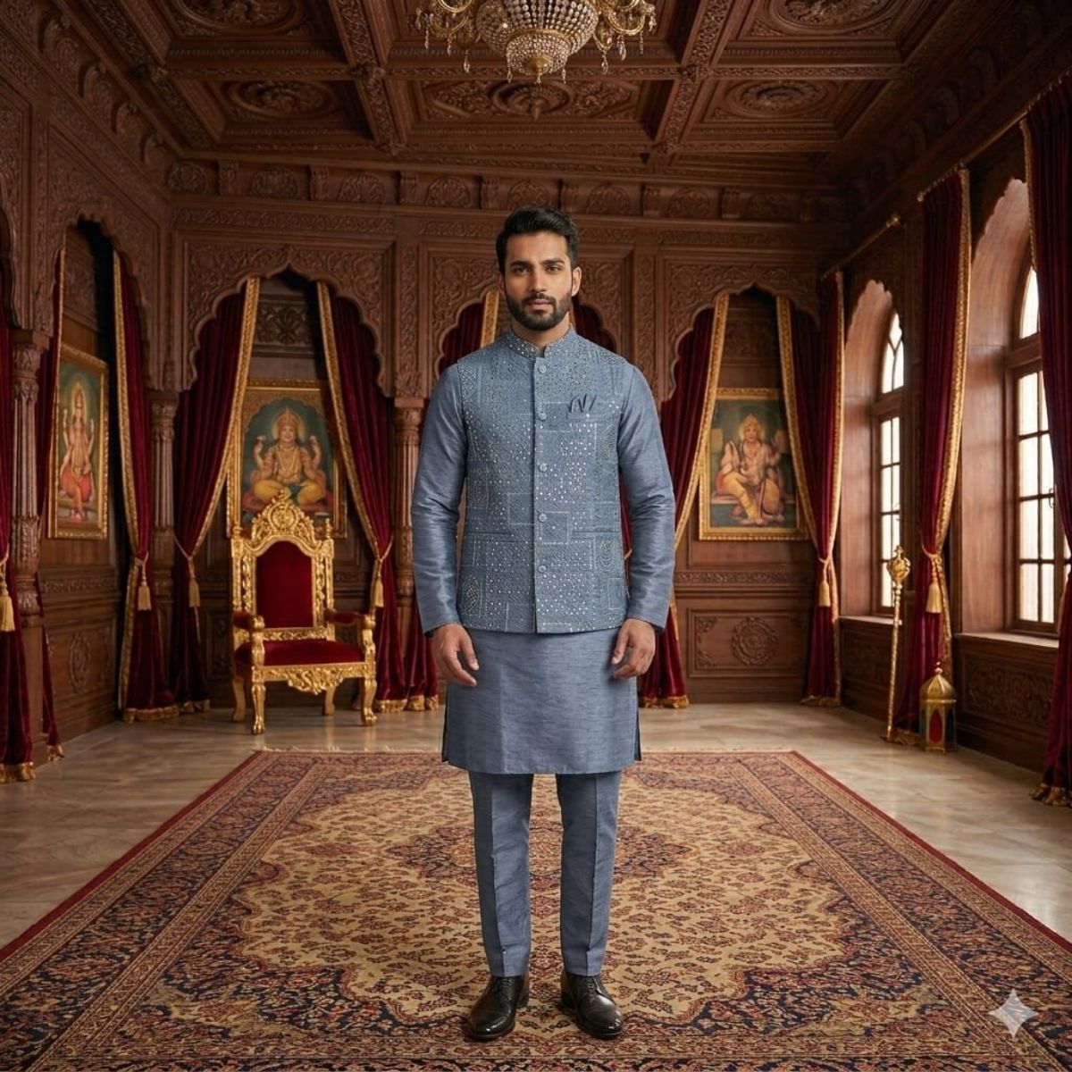 Variation Men's Kurta Pajama Set