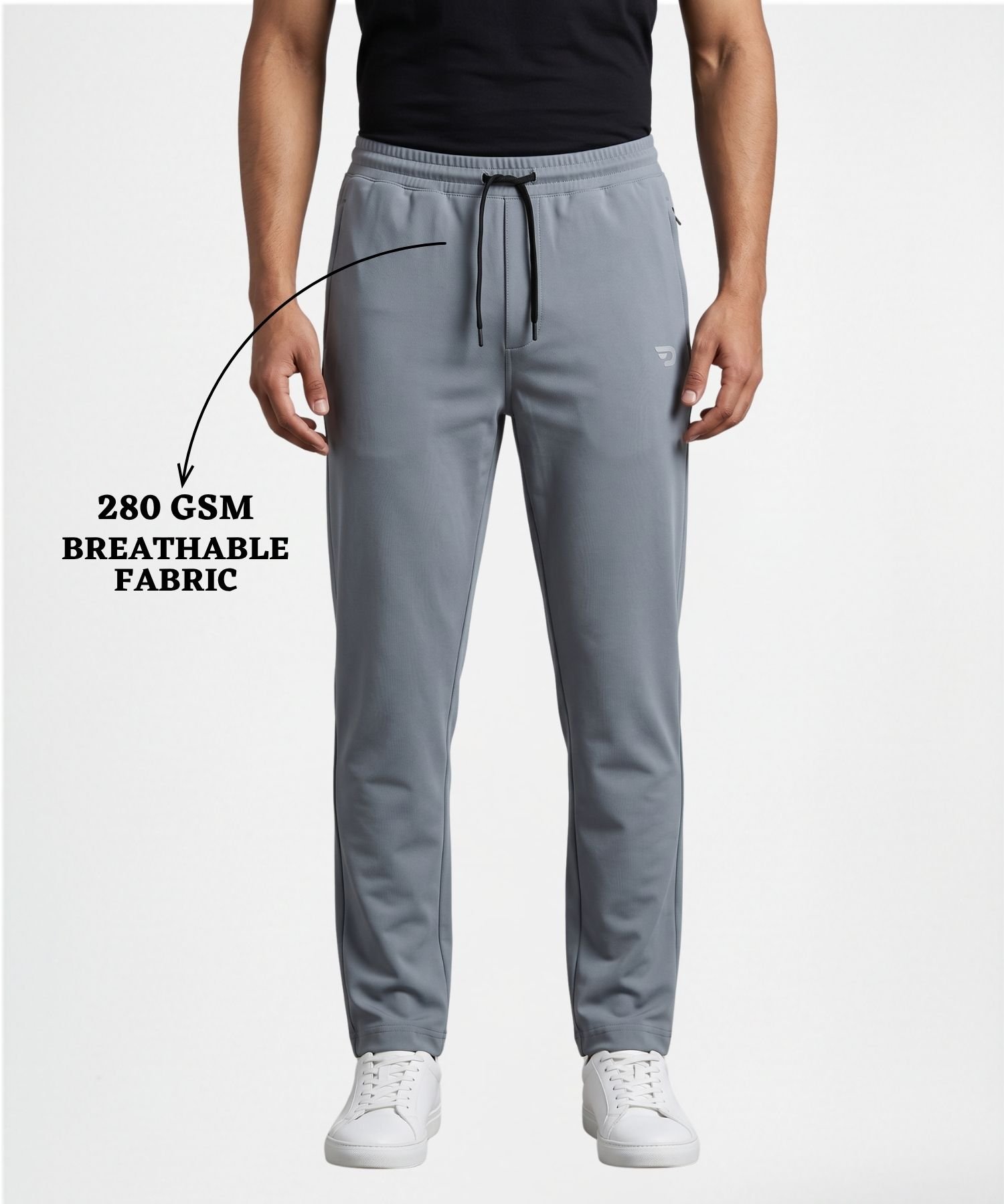 Imported Cord Lycra Gym & Casual Track Pants for Men | Heavy 280 GSM