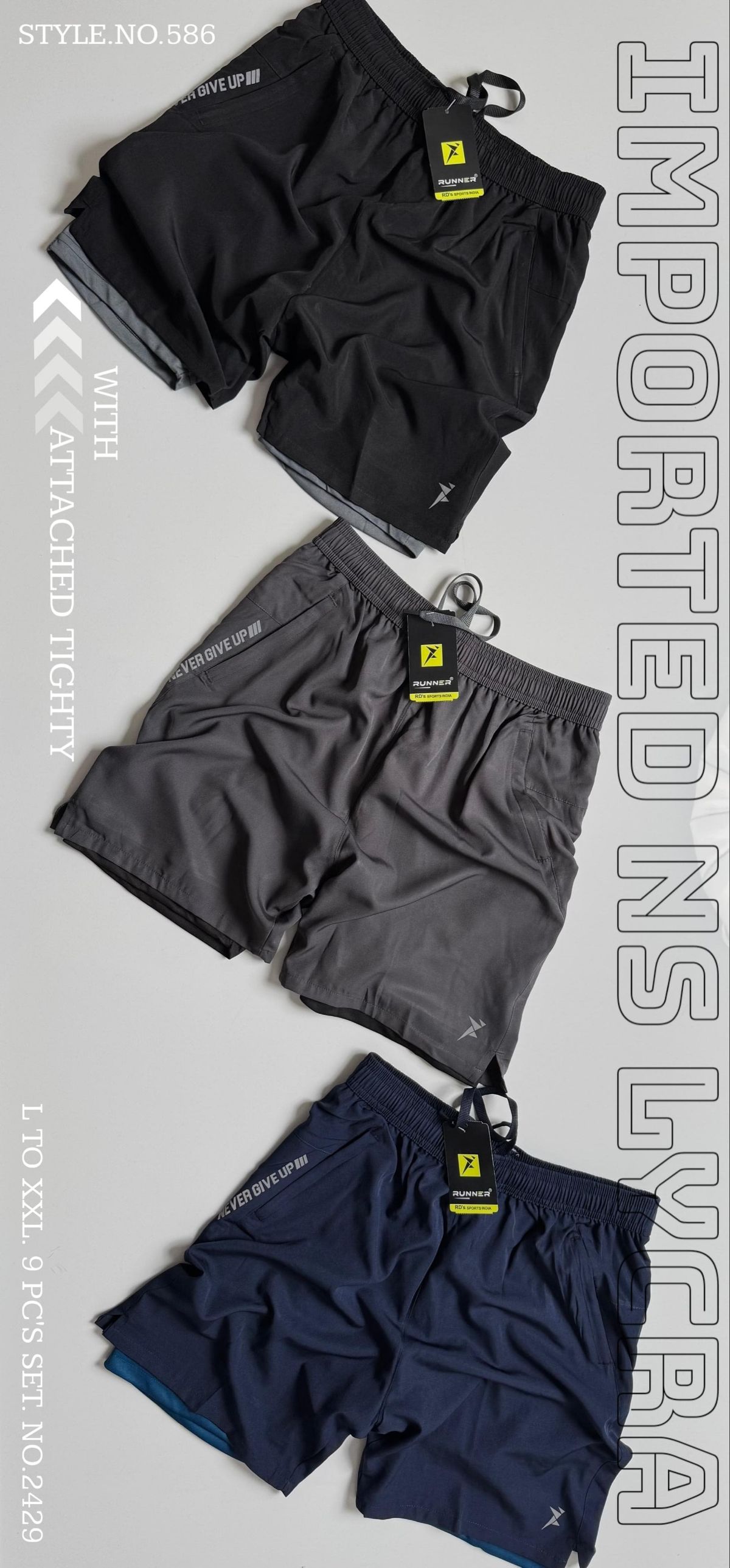 RUNNER Men's Sports Shorts Set D No -586
