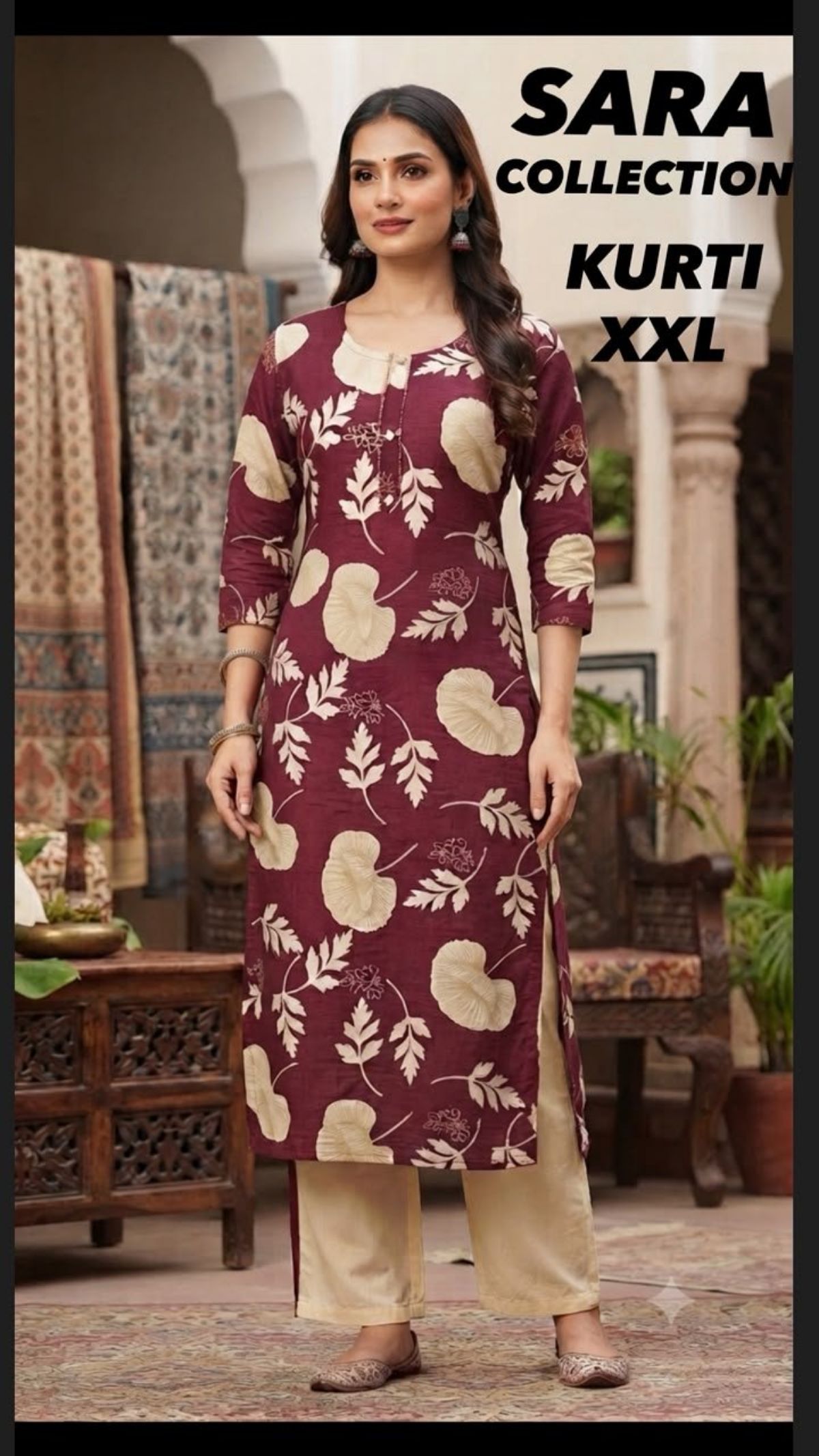 Women's Printed Cotton Kurti