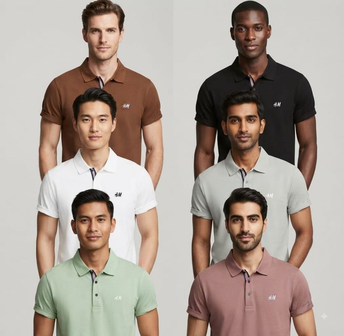 Polo Collared Neck T-shirts For Men's