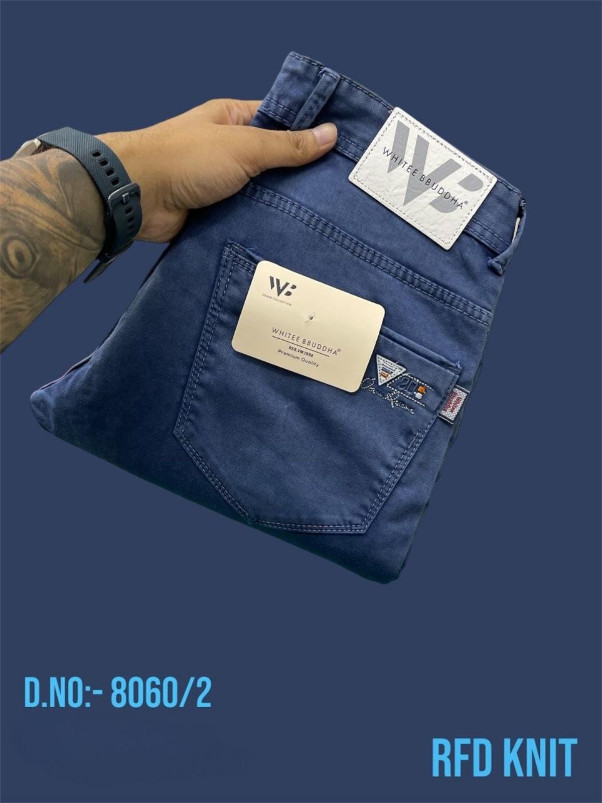 Whitee Budhha Men's RFD Jeans-8060/2