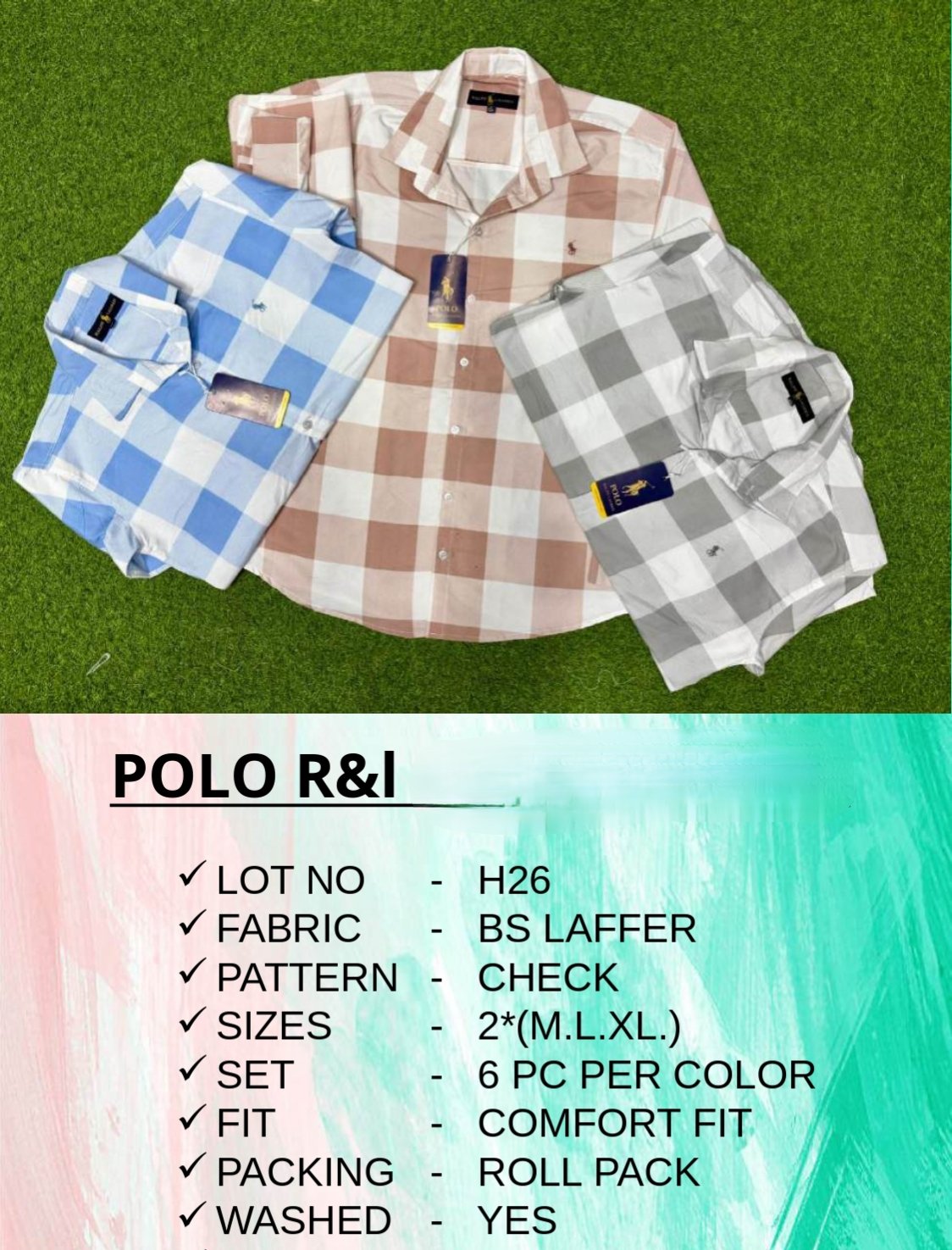 Men's Shirts- POLO R&I