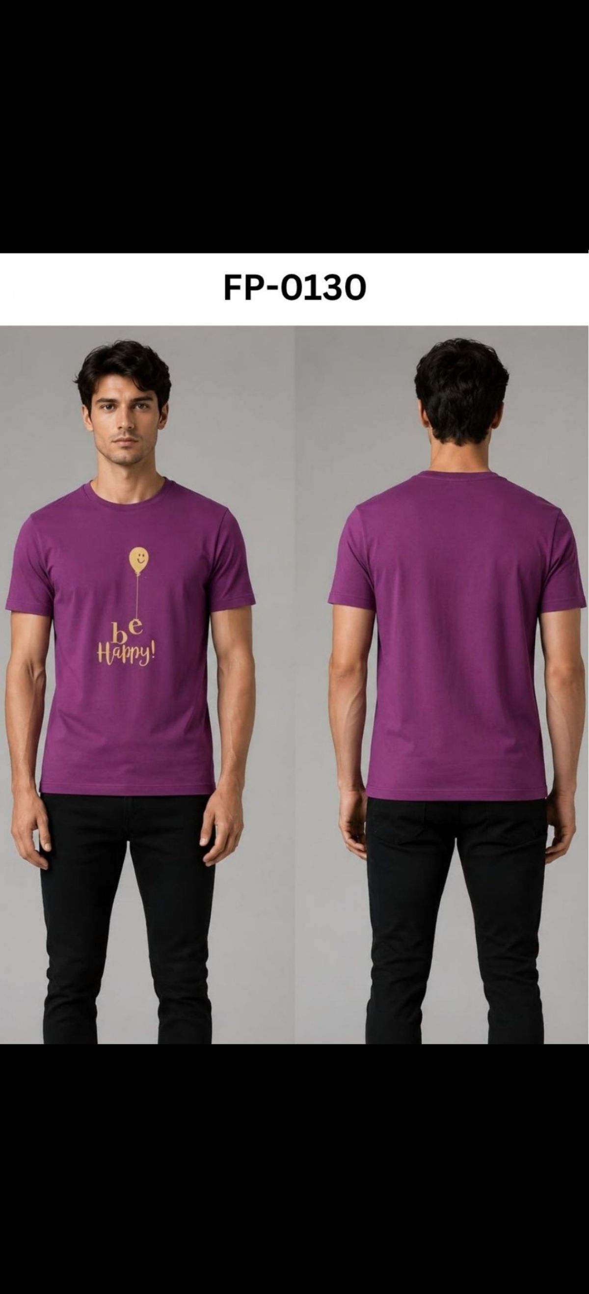 TOMHIDDLE MENS PRINTED T-SHIRT- A6-FP-0130