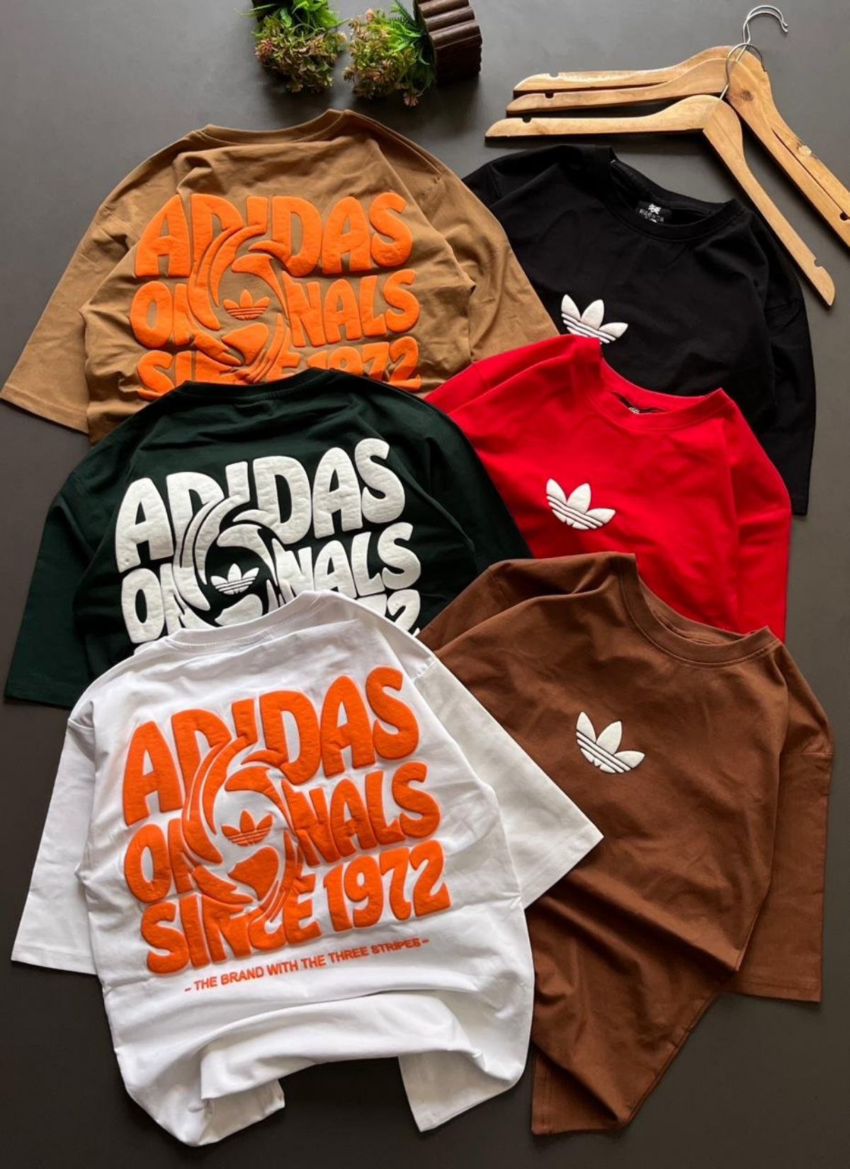 Men's Cotton Lycra T-shirt- Drop Shoulder -Adidas
