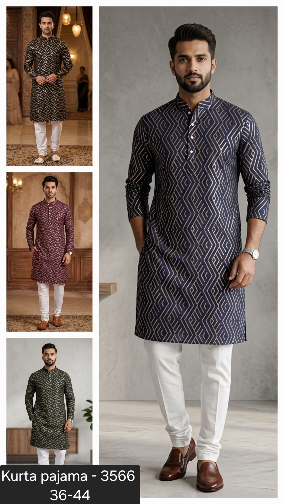 Variation Men's Ethnic Kurta Set-3566