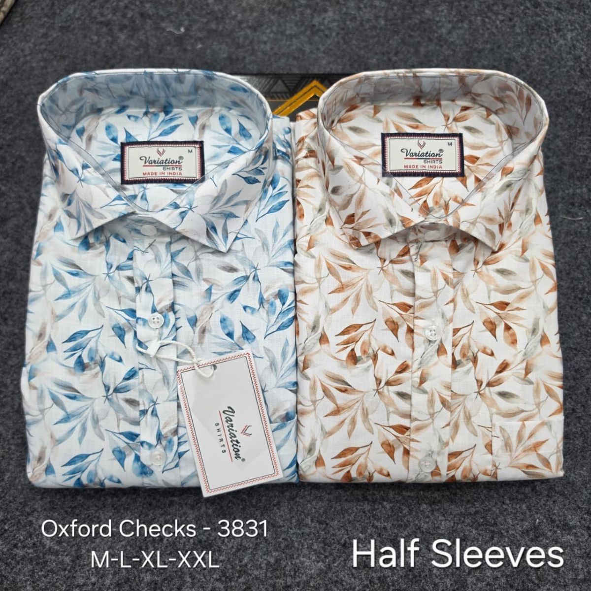 Variation Linen Printed Men's Shirts- 3831