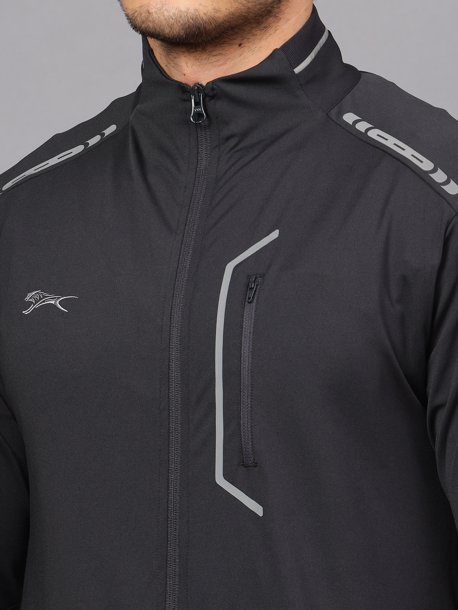 Men's Tracksuit  SNTSW110M-Charcoal Grey-L