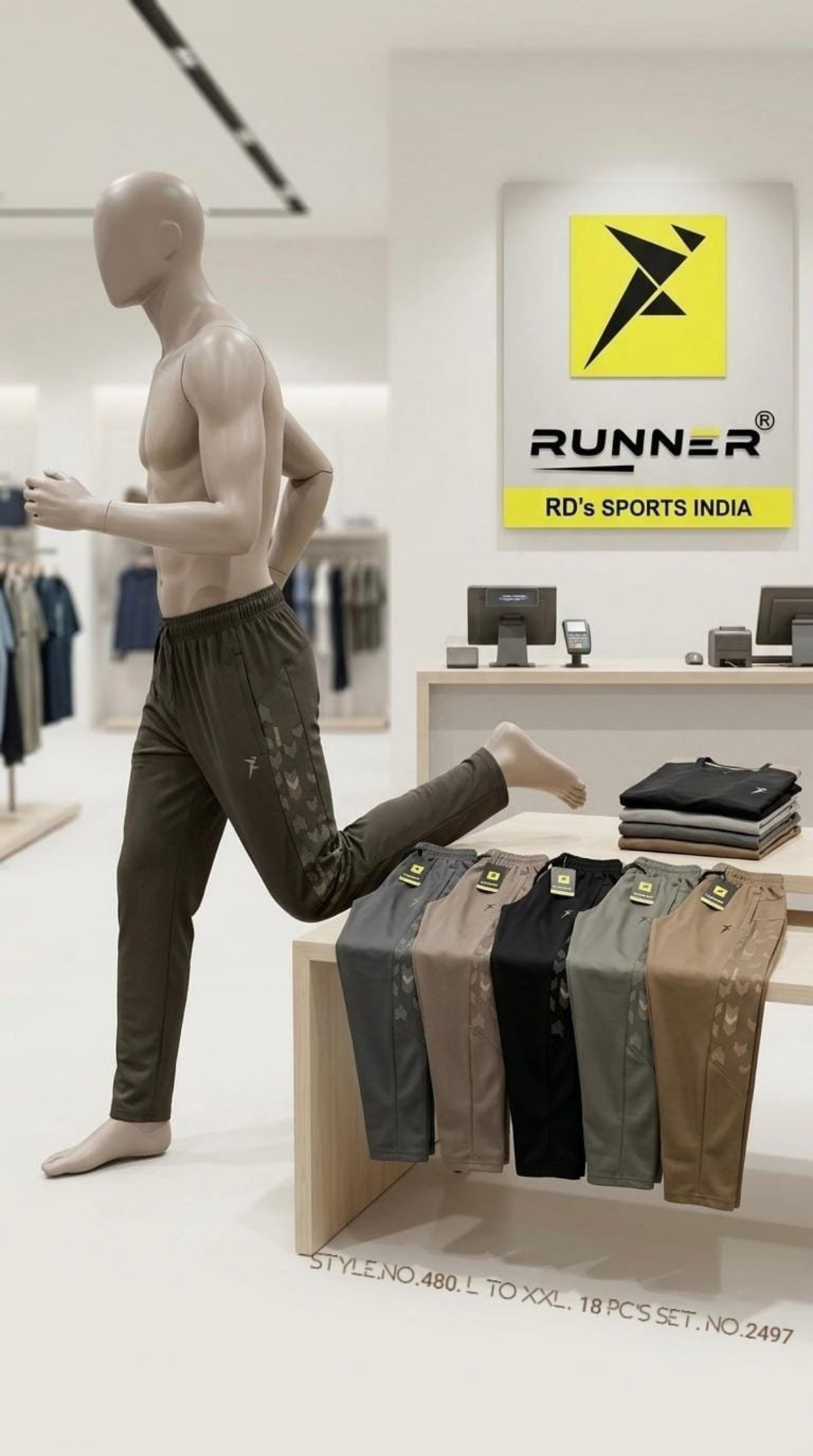 RUNNER Men's Trackpants D No- 480