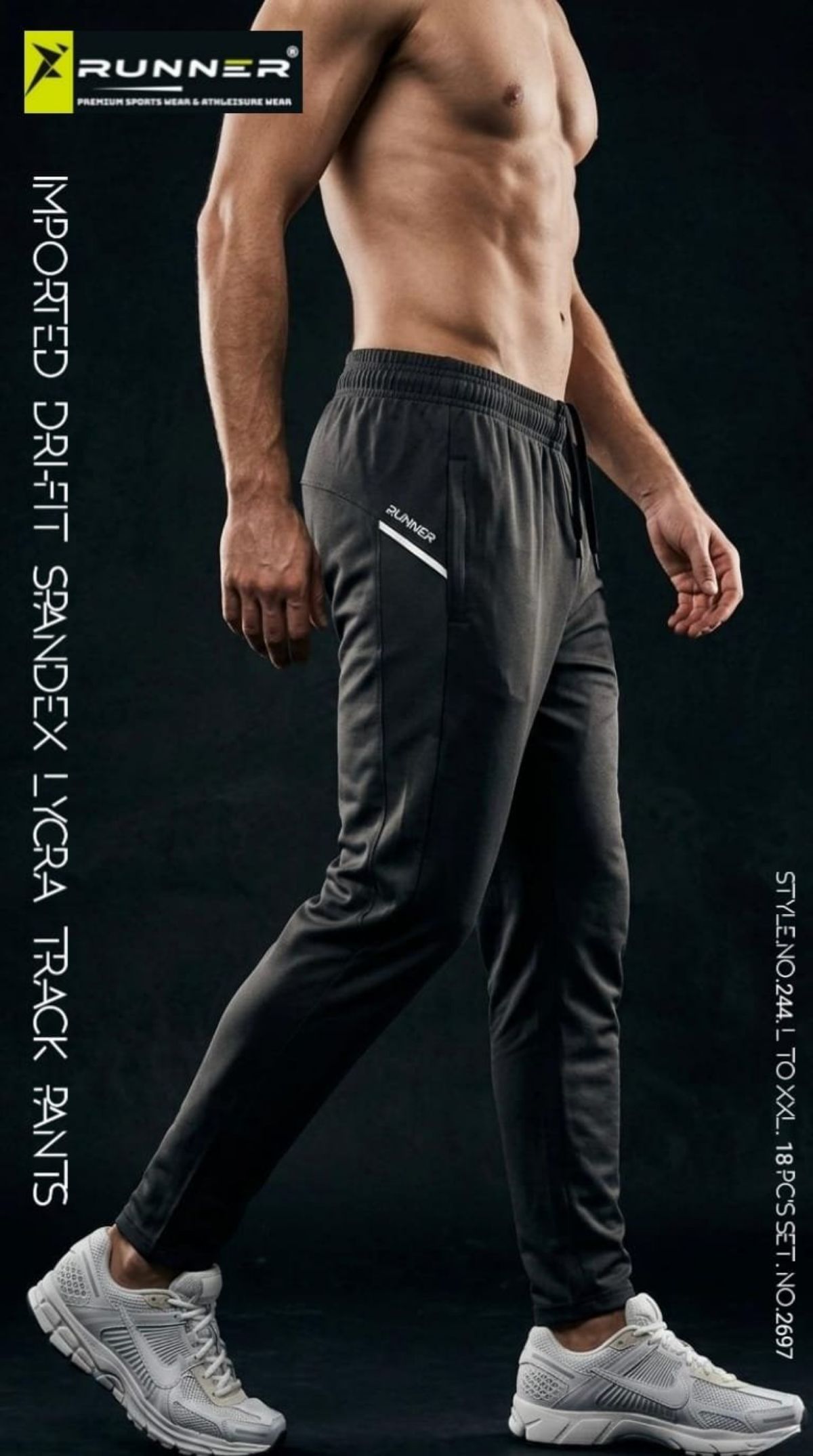 RUNNER Men's Trackpants D No- 244