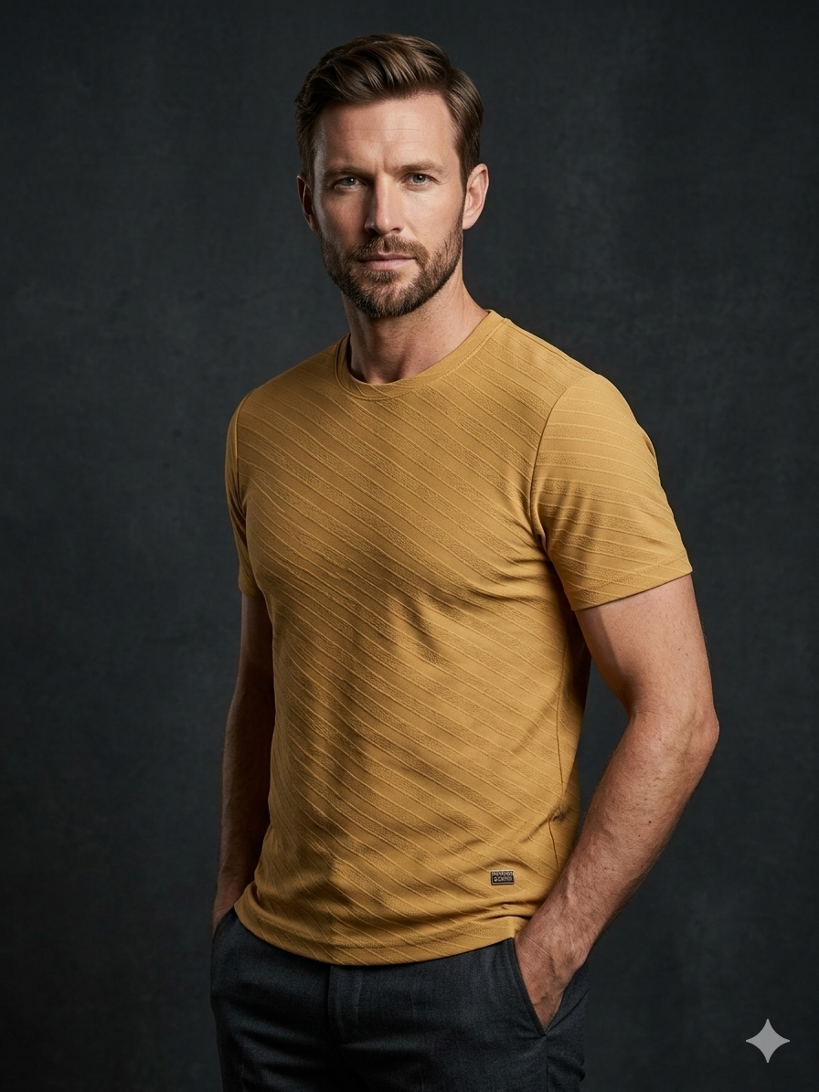 Mens Half Sleeve Round NeckTshirt 19160