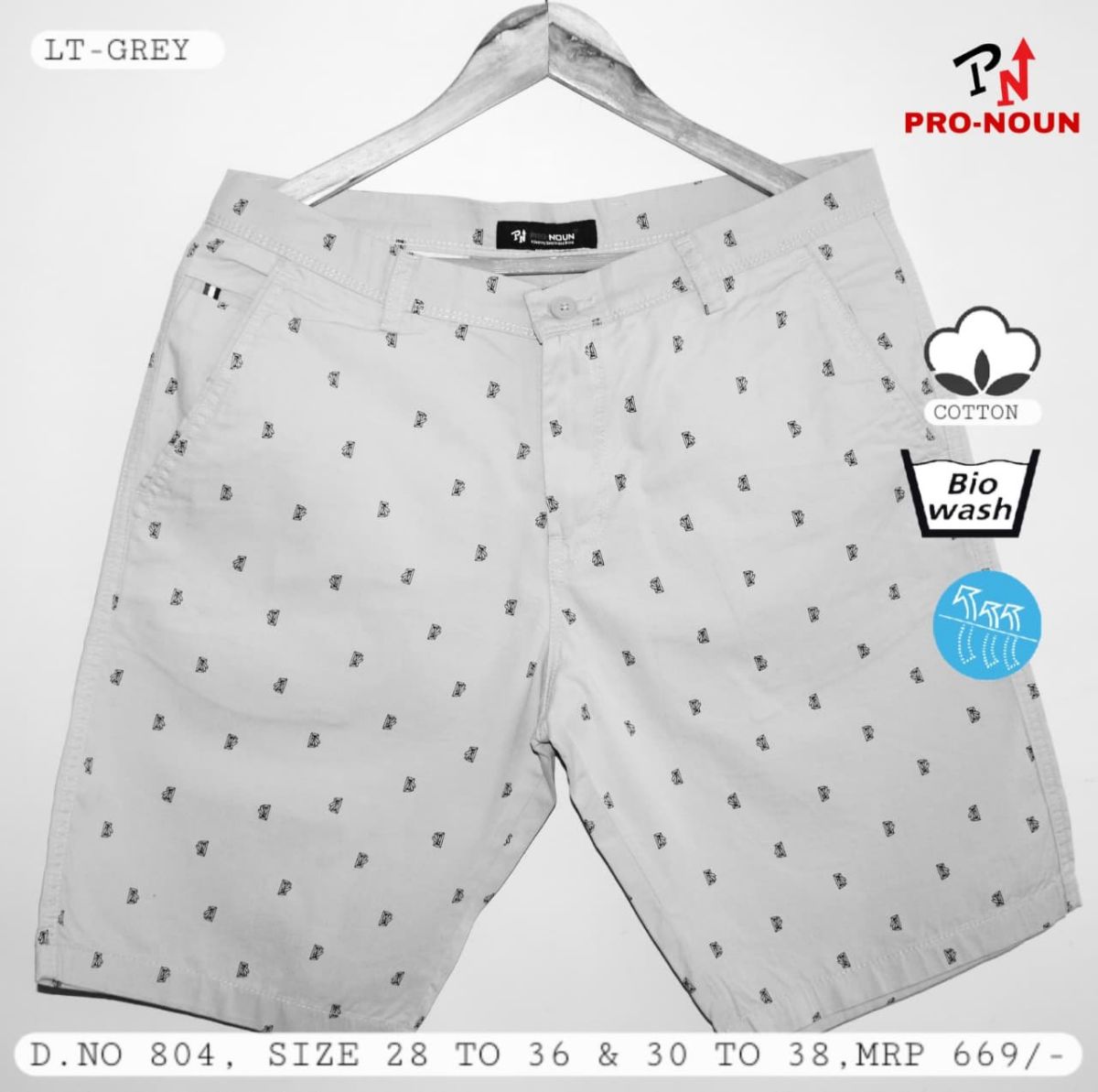 Pro-Noun Men's Shorts - 804 (28-36)