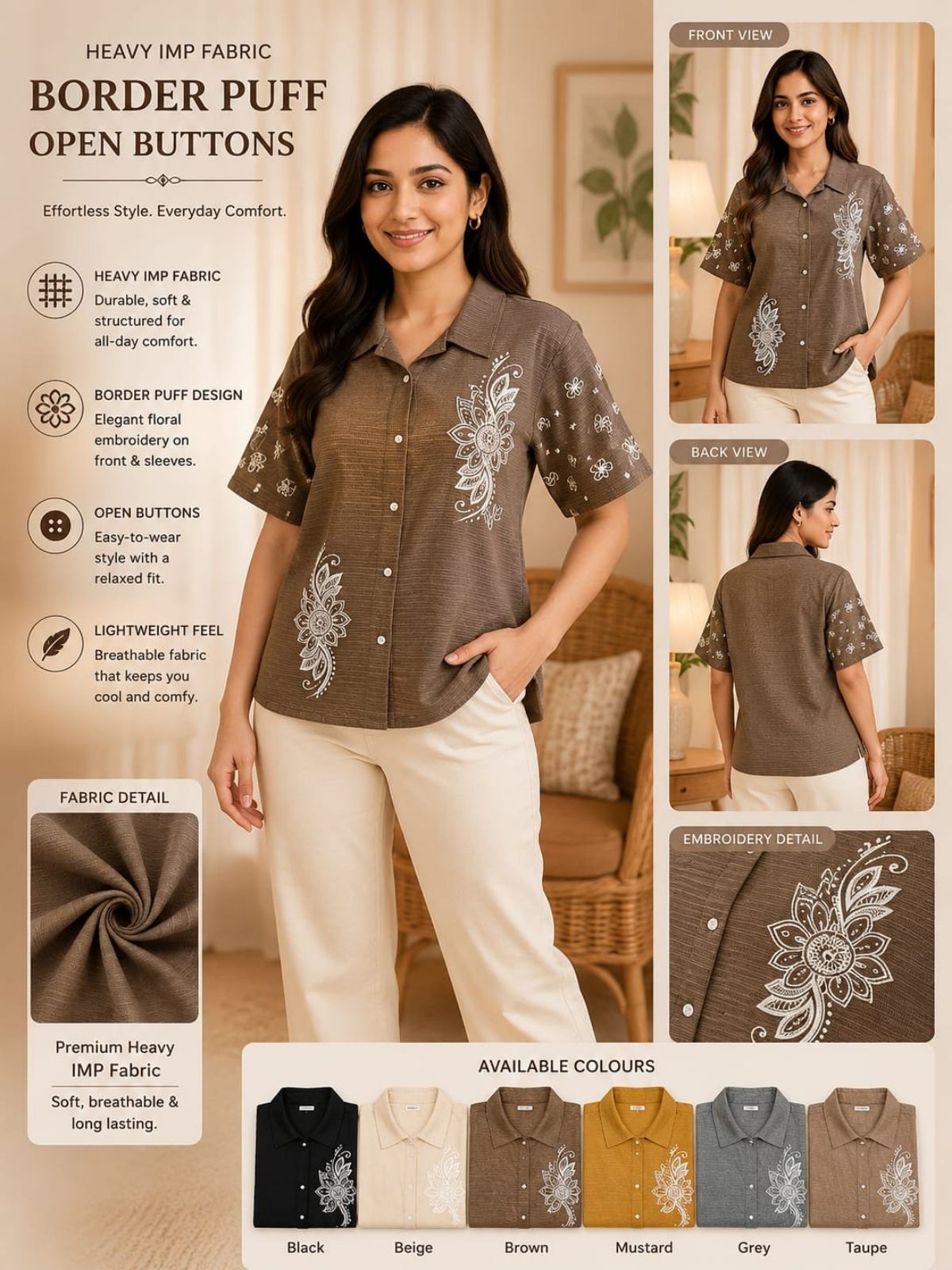 Women's Zakat Patch Shirts-0322