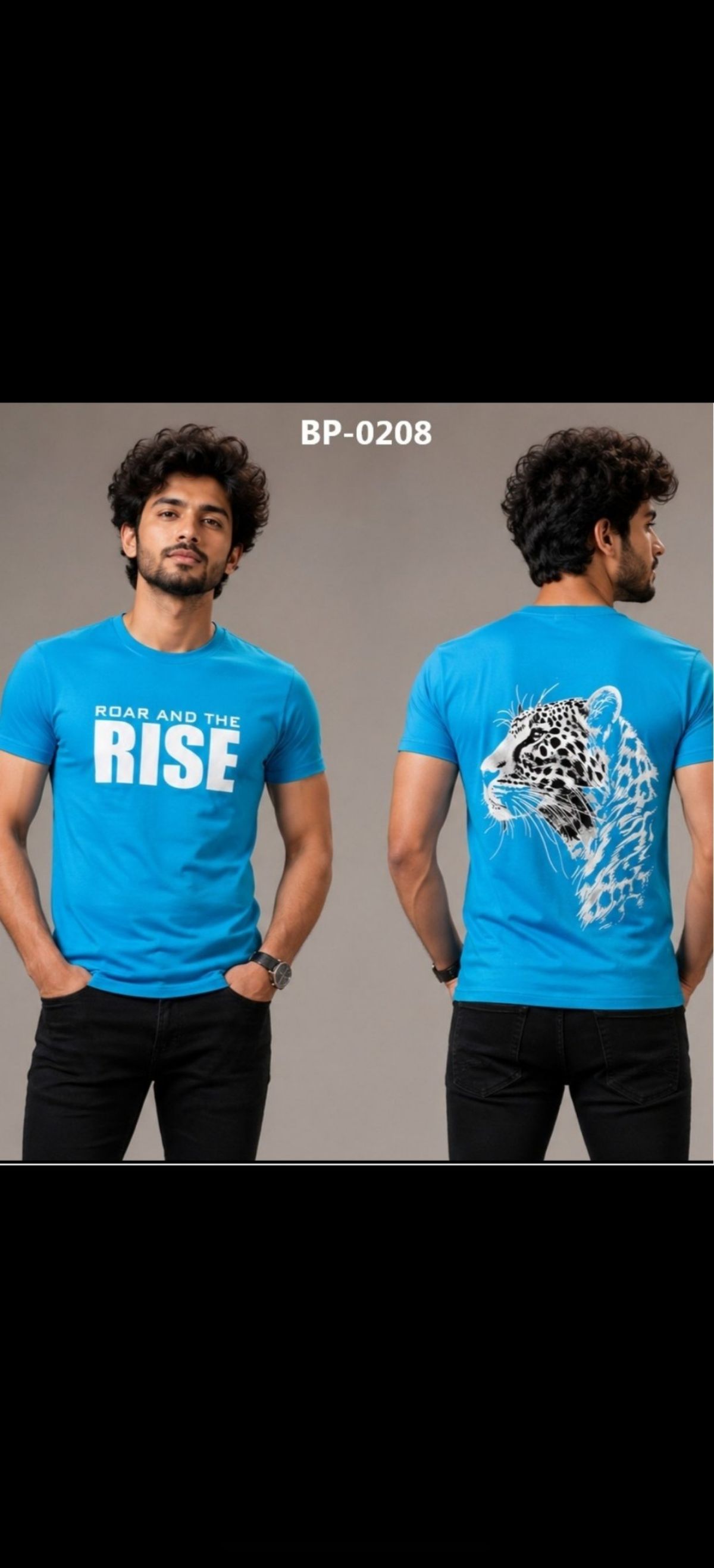 TOMHIDDLE MENS PRINTED T-SHIRT- A6-BP-0208
