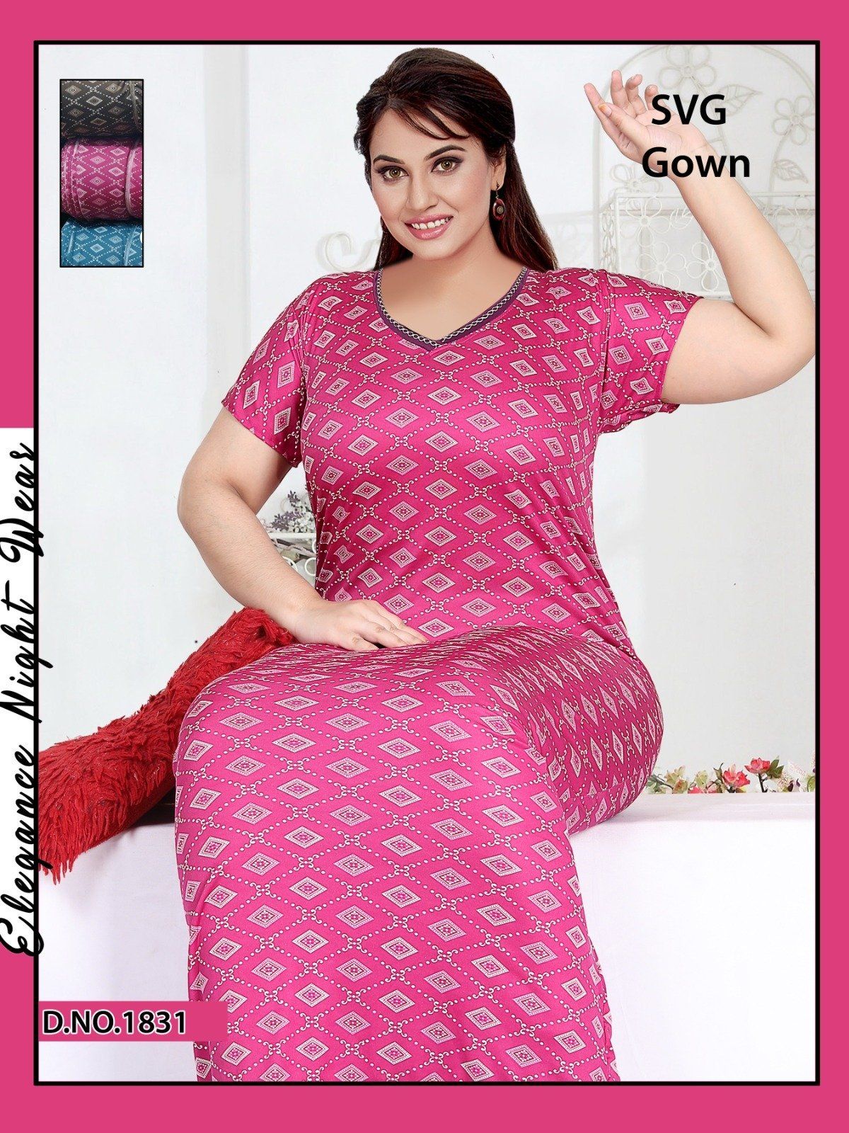 Seven Cross Women's SVG Nighty D No- 1831