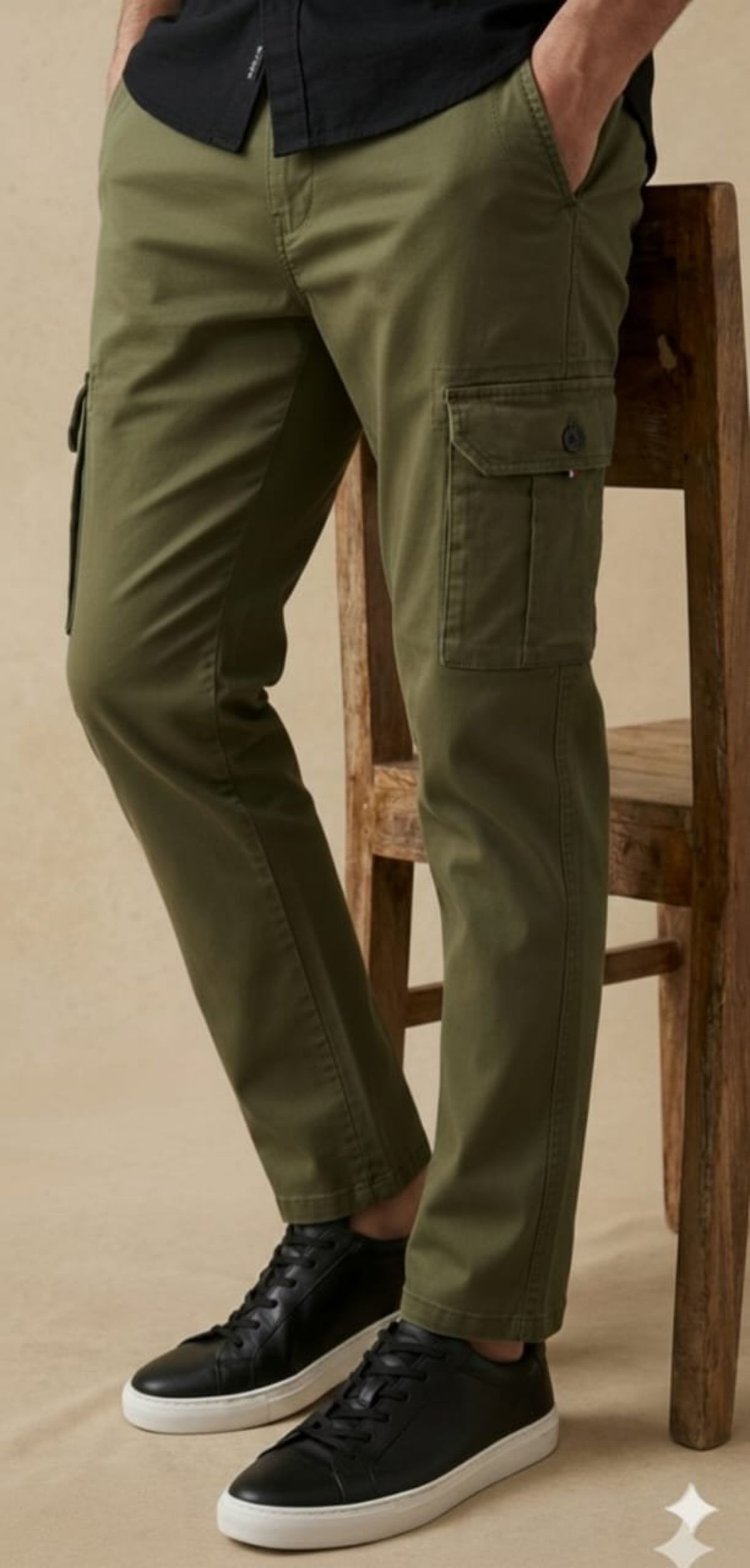 Men's Premium Cargo Twill Lycra Cargo