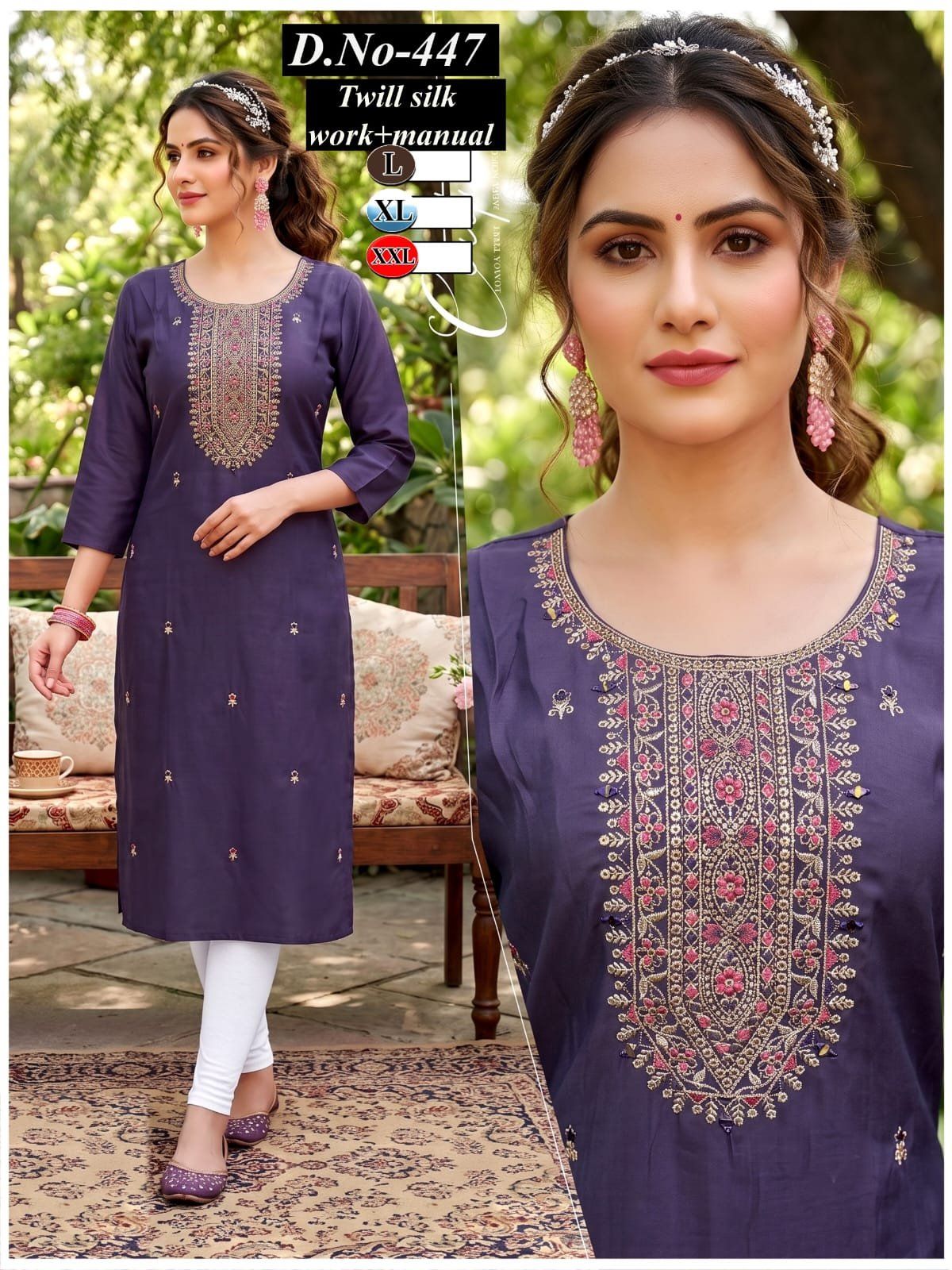 Women's Designer Kurti-447