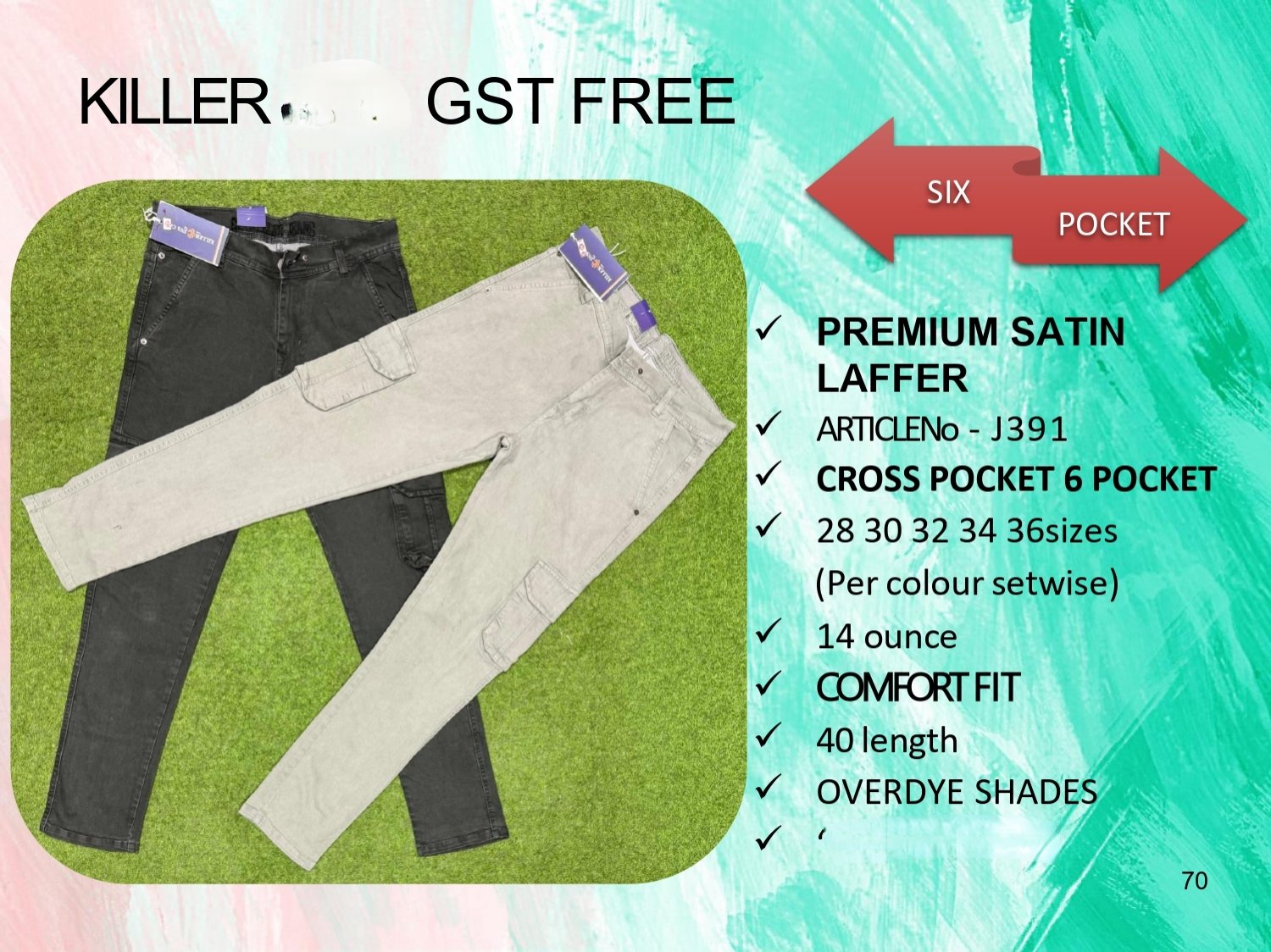 Men's Denim Jeans- KILLER