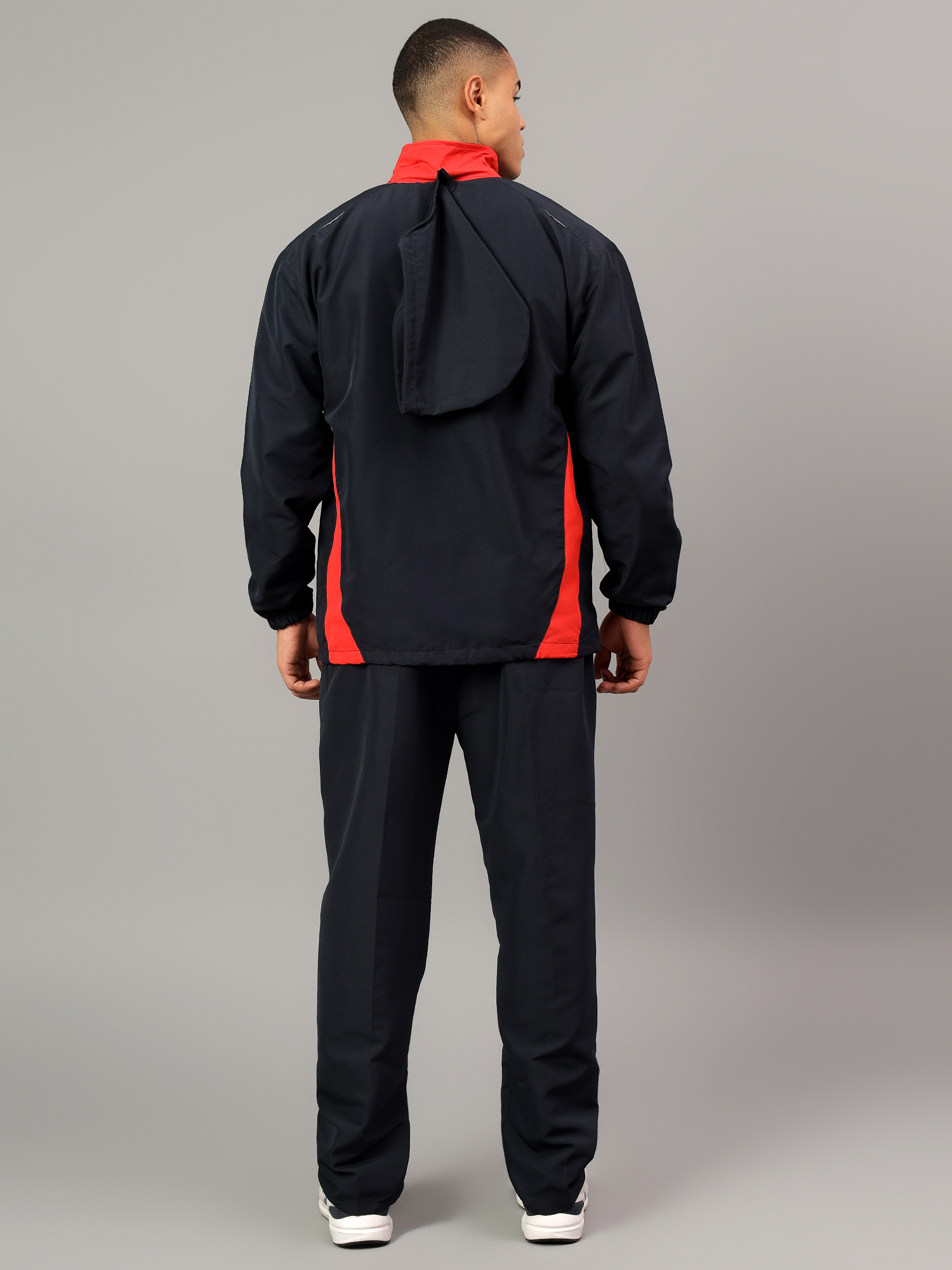 Men's Tracksuit  422A-Navy/Red-XL-TZ