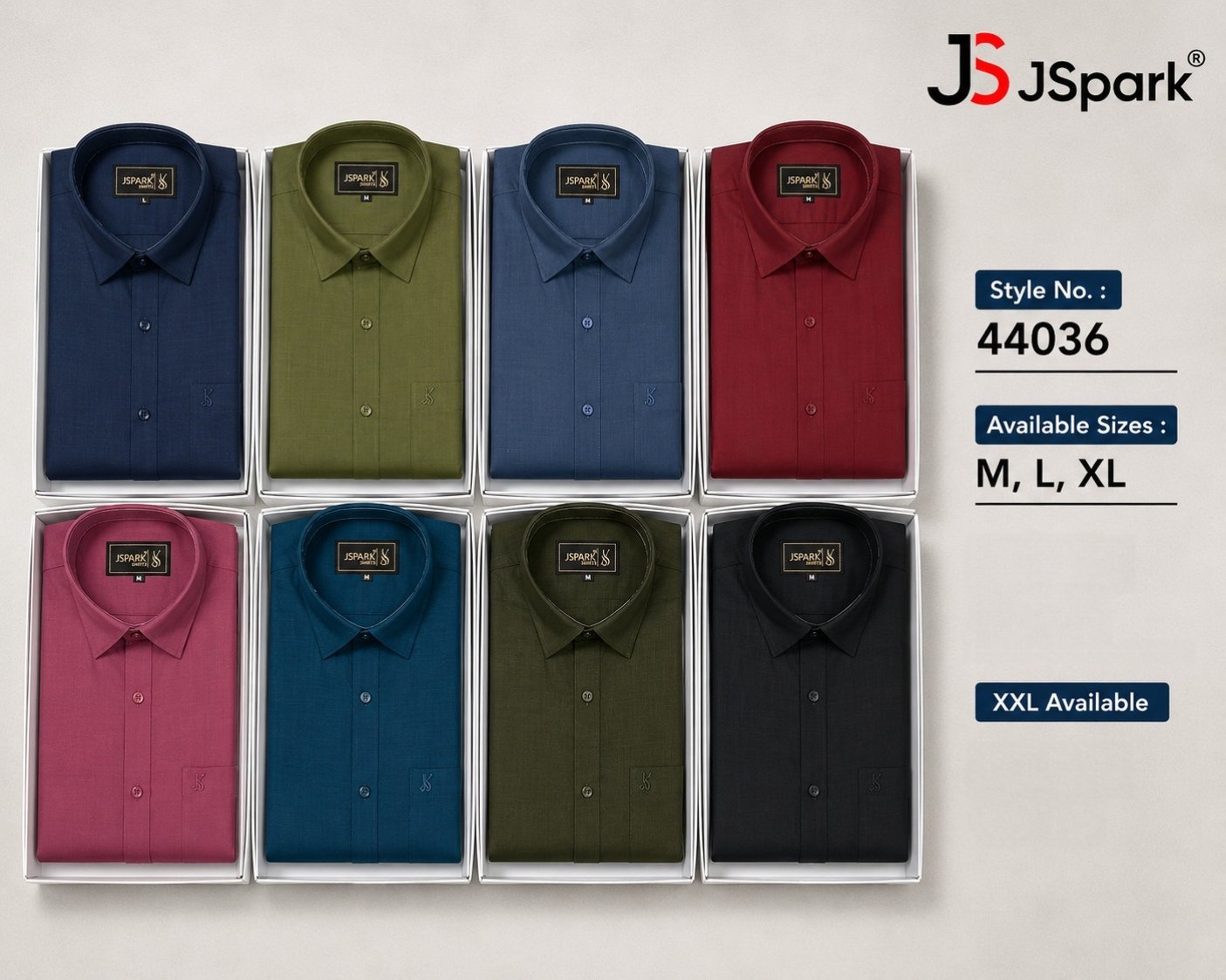 Jspark Shirts- 44036 (2XL)