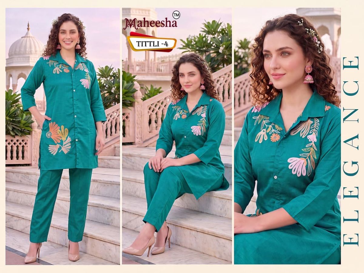 Rani Vastram Women's Ethnic Wear Co-Ord Set - Titli 4