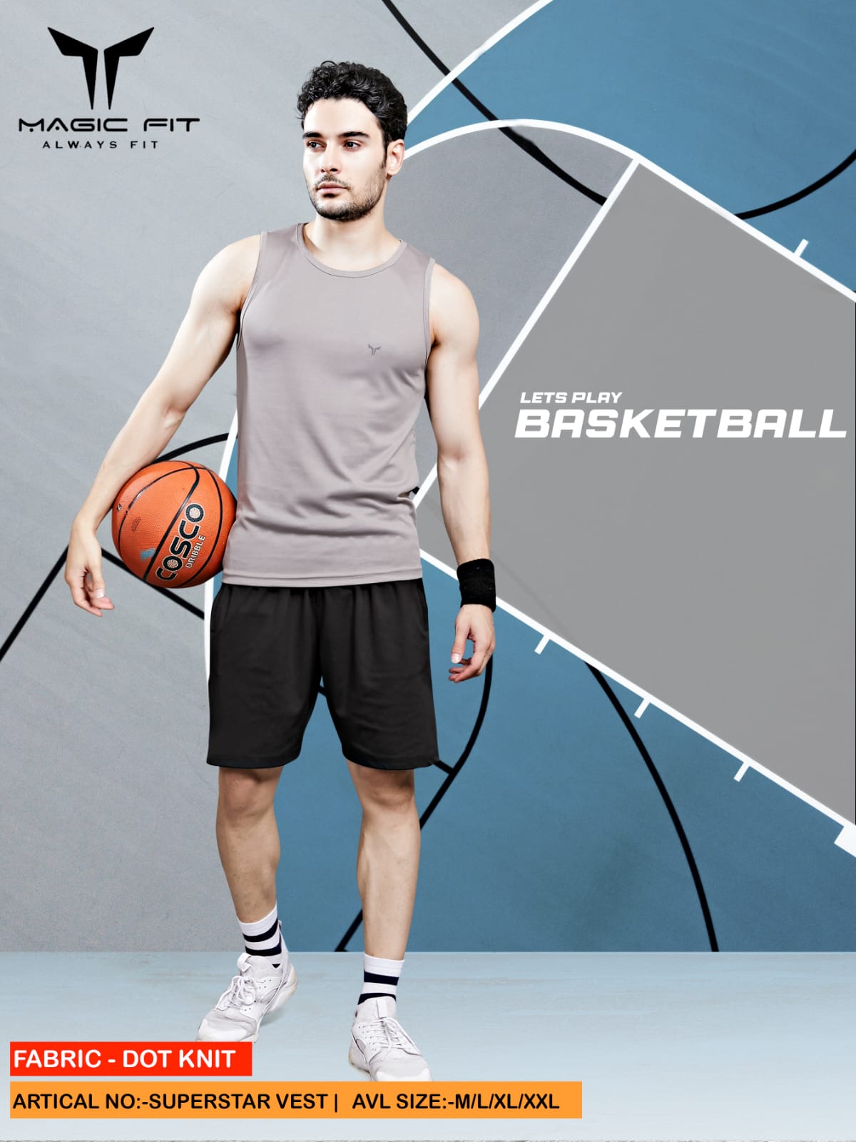 Mens Sleeveless Round Neck Tshirt