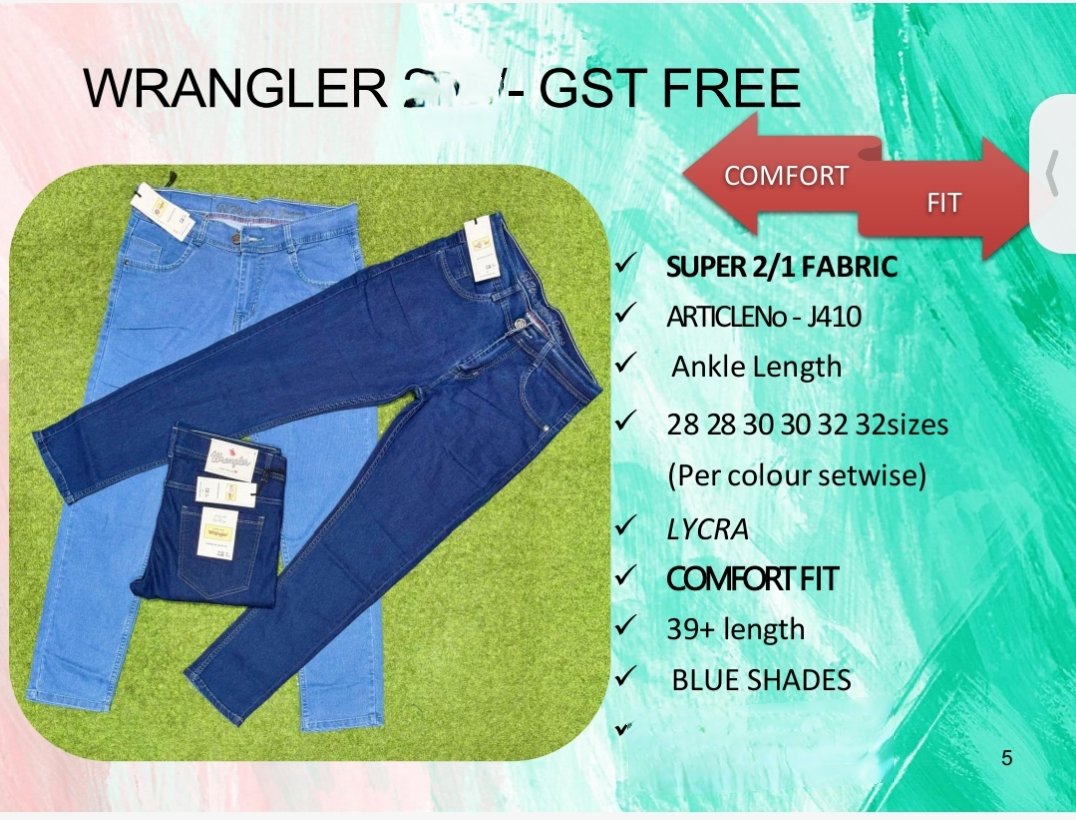 Men's Denim Jeans- WRANGLER